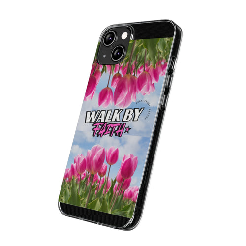 'Walk By Faith' Soft Phone Case