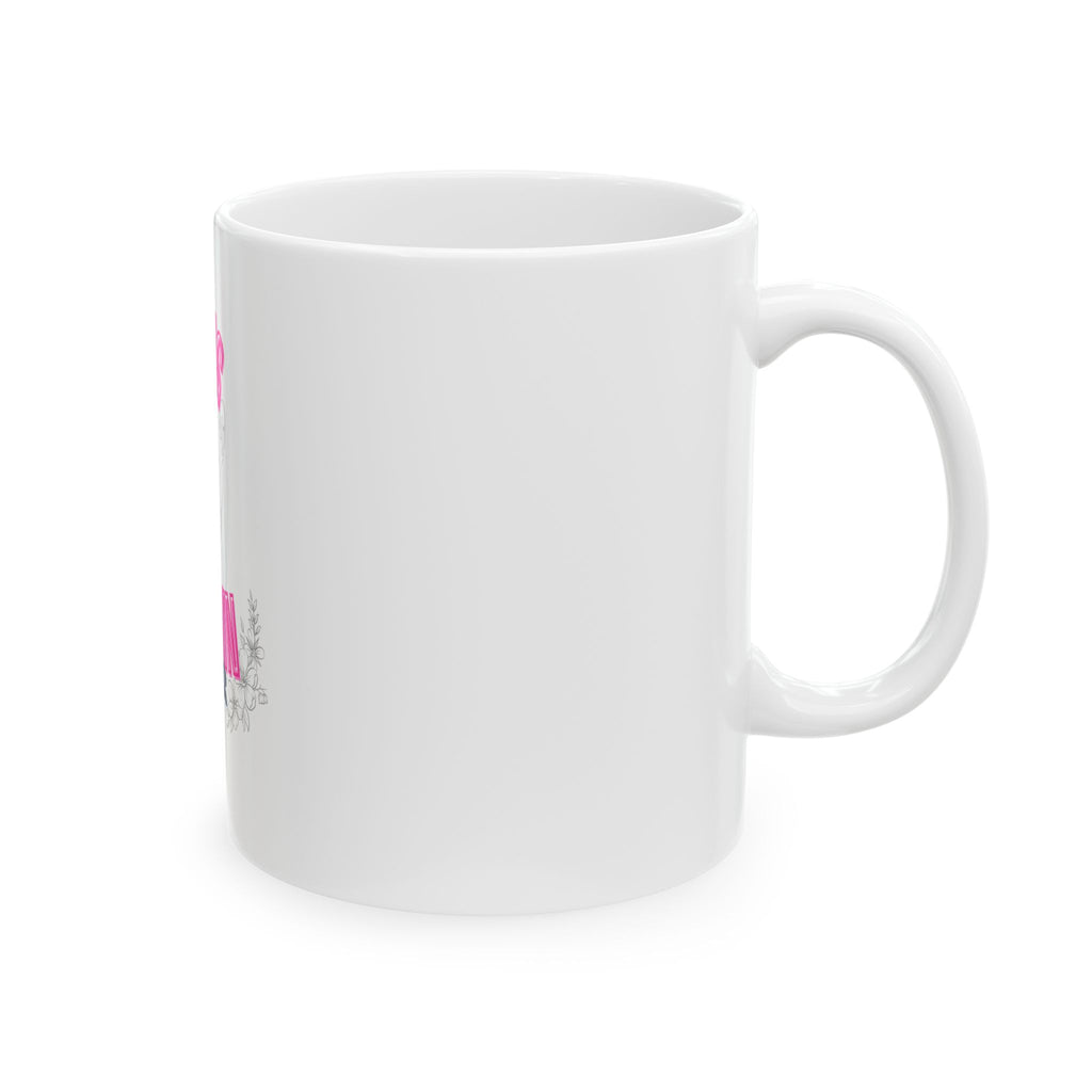 Empowering Ceramic Mug for Her, Inspirational Coffee Mug, God is Within Her Gift, Motivational Cup, Spiritual Drinkware