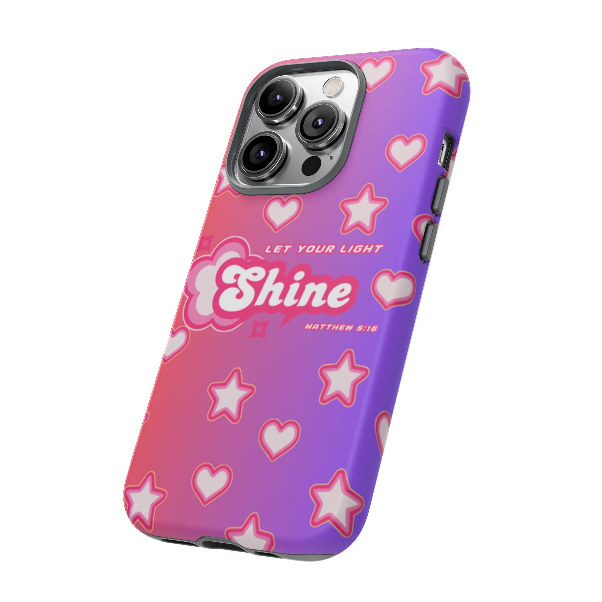 Tough Cases: Let Your Light Shine Phone Case - Durable & Stylish