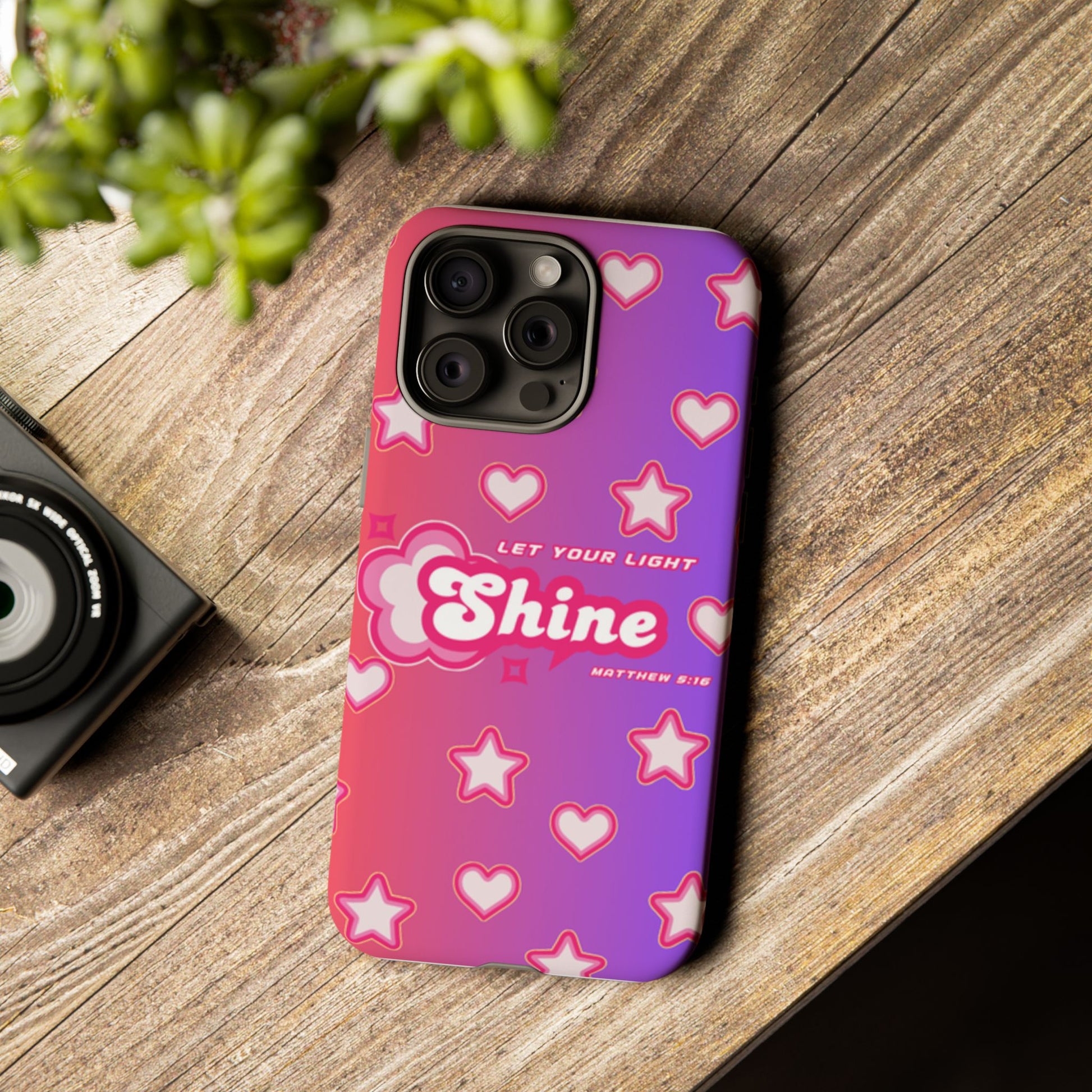Tough Cases: Let Your Light Shine Phone Case - Durable & Stylish