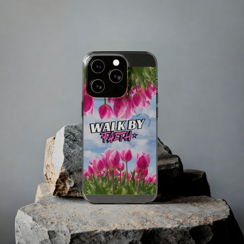 'Walk By Faith' Soft Phone Case