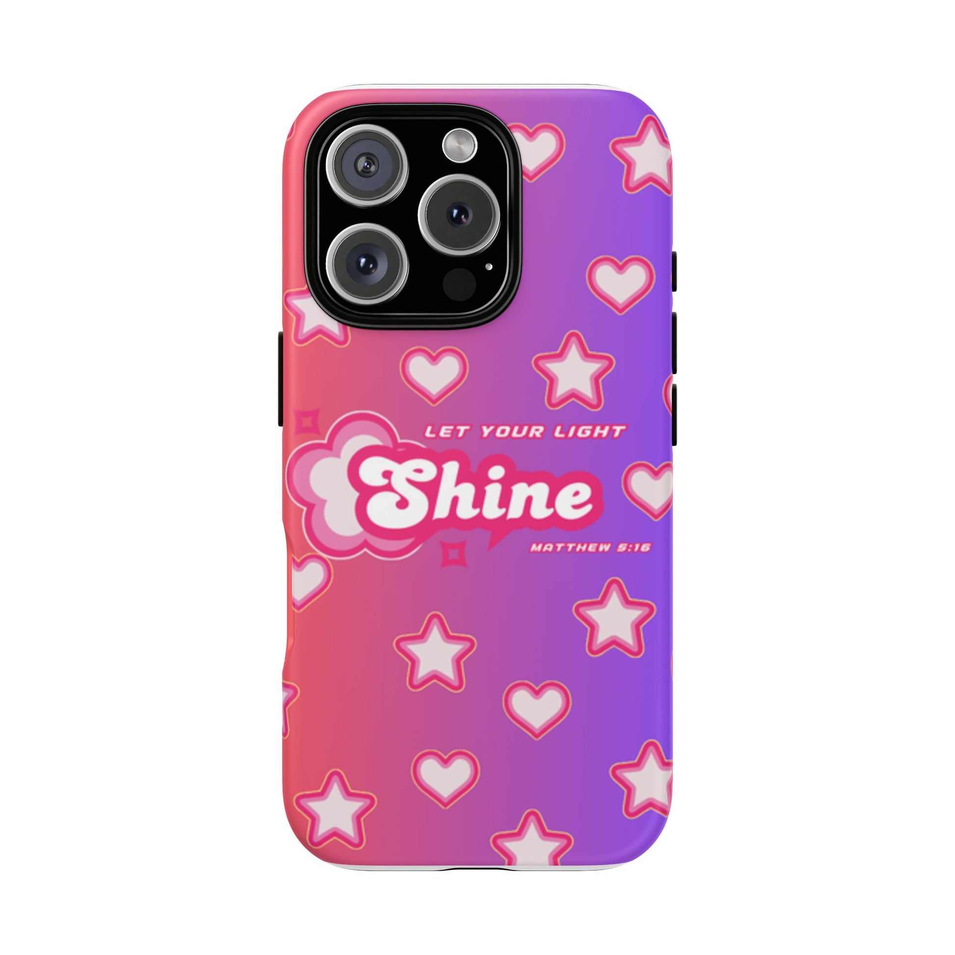 Tough Cases: Let Your Light Shine Phone Case - Durable & Stylish