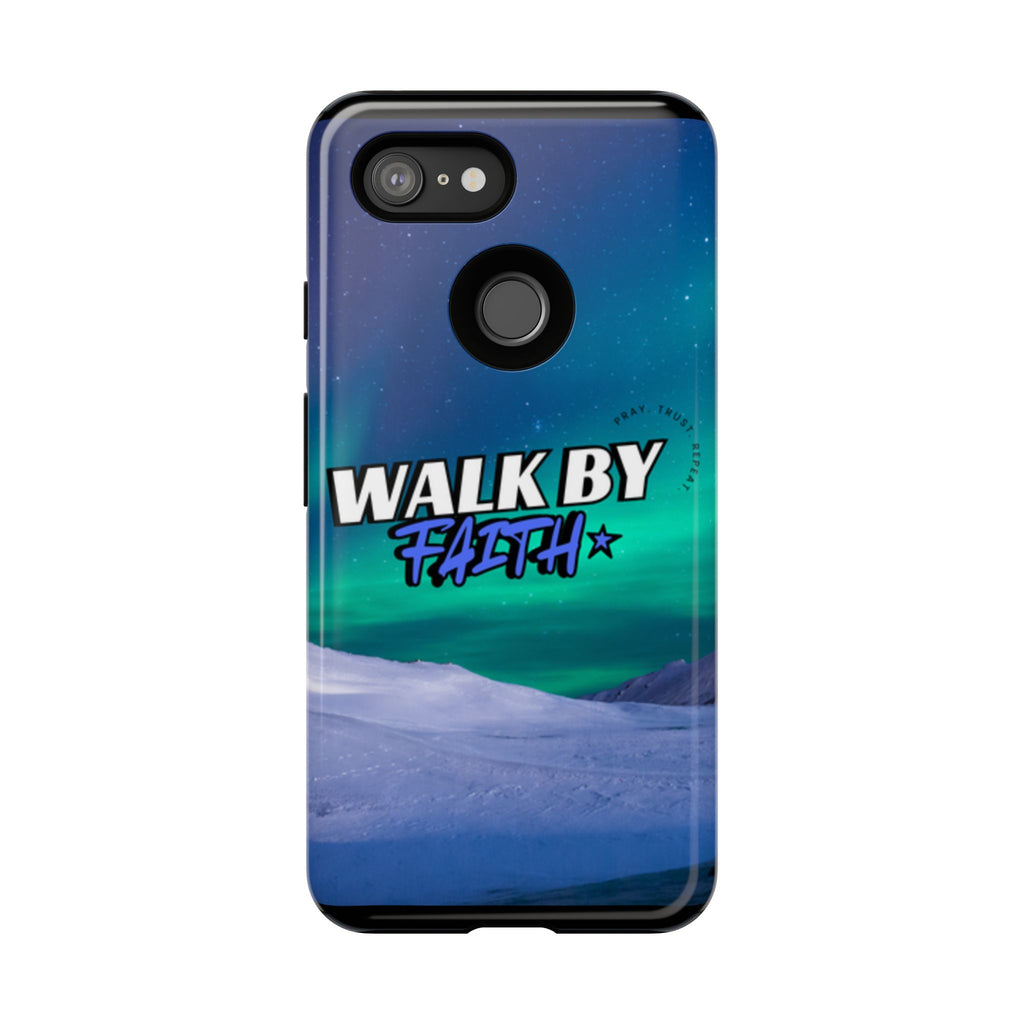 Tough Cases: Walk By Faith Phone Case - Durable & Stylish