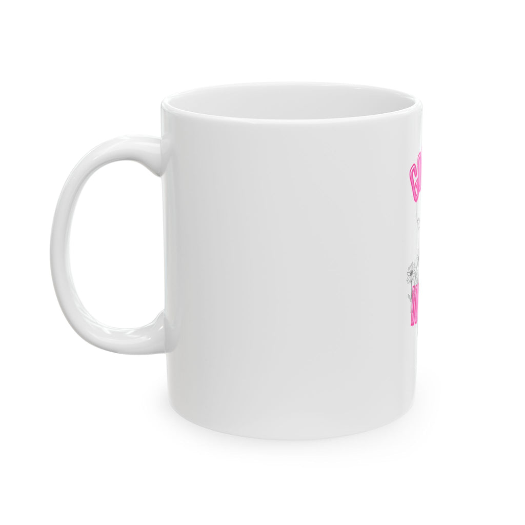 Empowering Ceramic Mug for Her, Inspirational Coffee Mug, God is Within Her Gift, Motivational Cup, Spiritual Drinkware