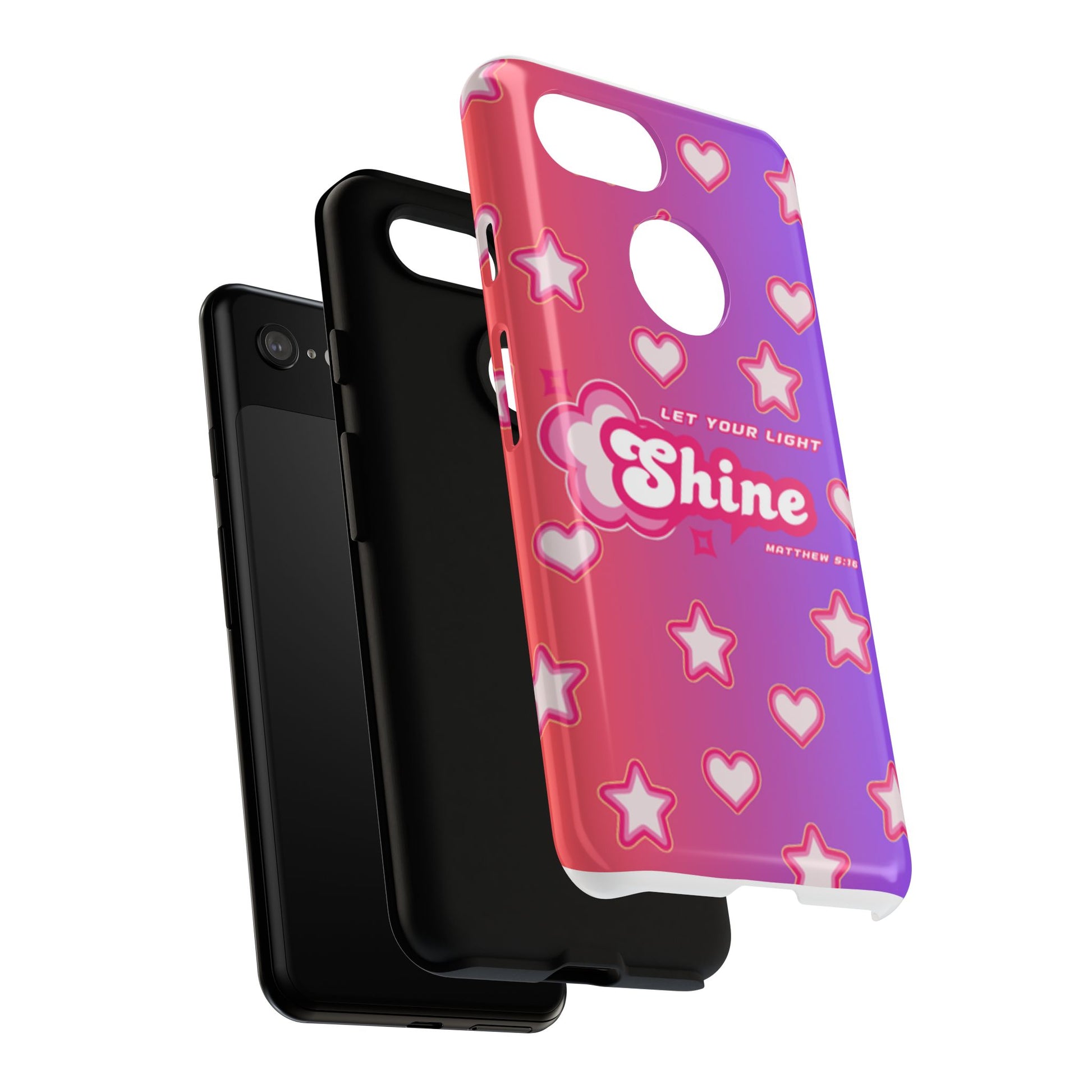 Tough Cases: Let Your Light Shine Phone Case - Durable & Stylish