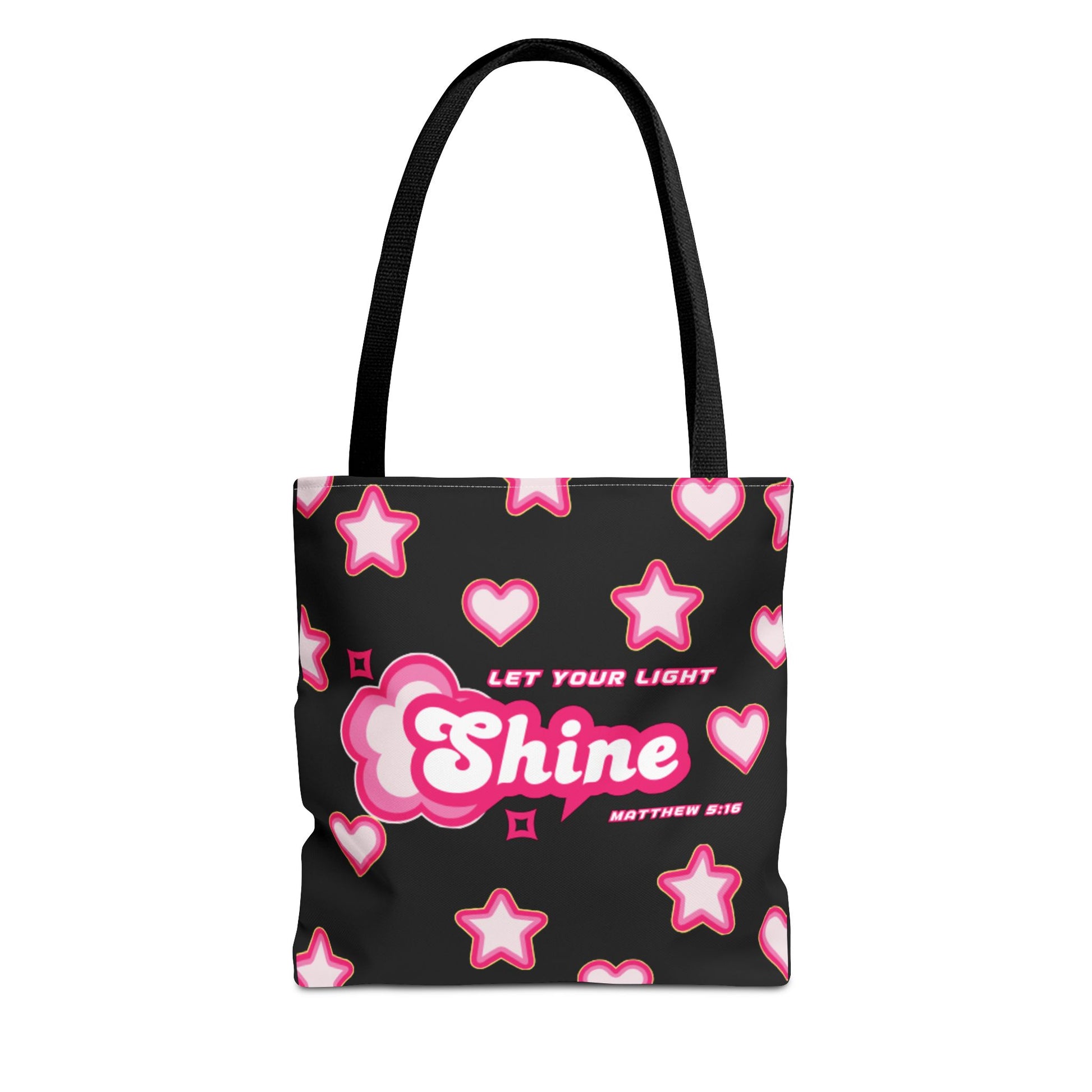 Inspirational Tote Bag - Shine Bright, Versatile Bag for Gifts, Everyday Use, Shopping, Beach Trip, Eco-Friendly Fashion