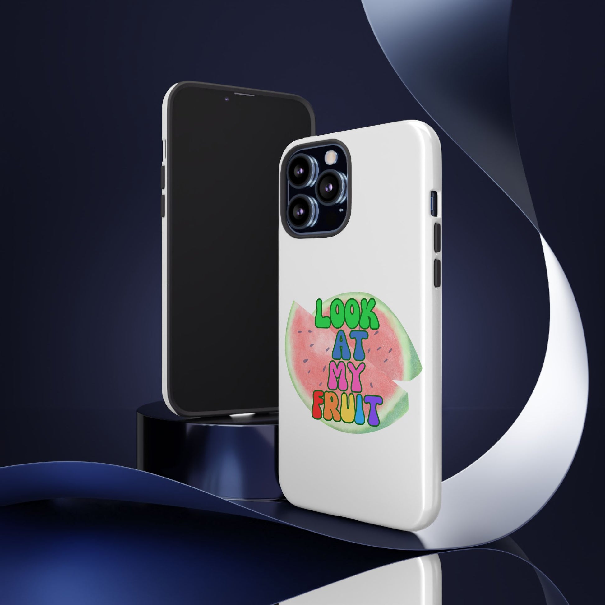 Watermelon Look At My Fruit Phone Case - Fun & Colorful Tough Case for Summer Vibes