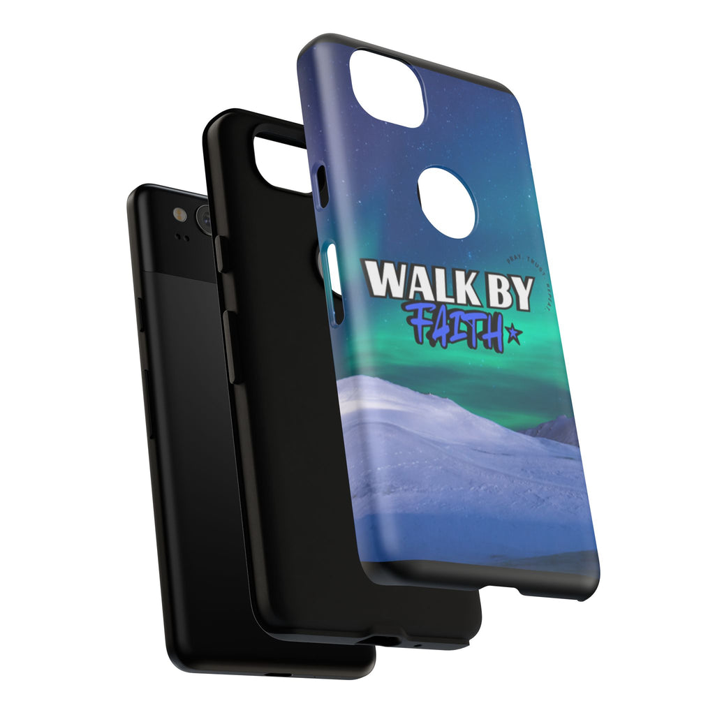 Tough Cases: Walk By Faith Phone Case - Durable & Stylish