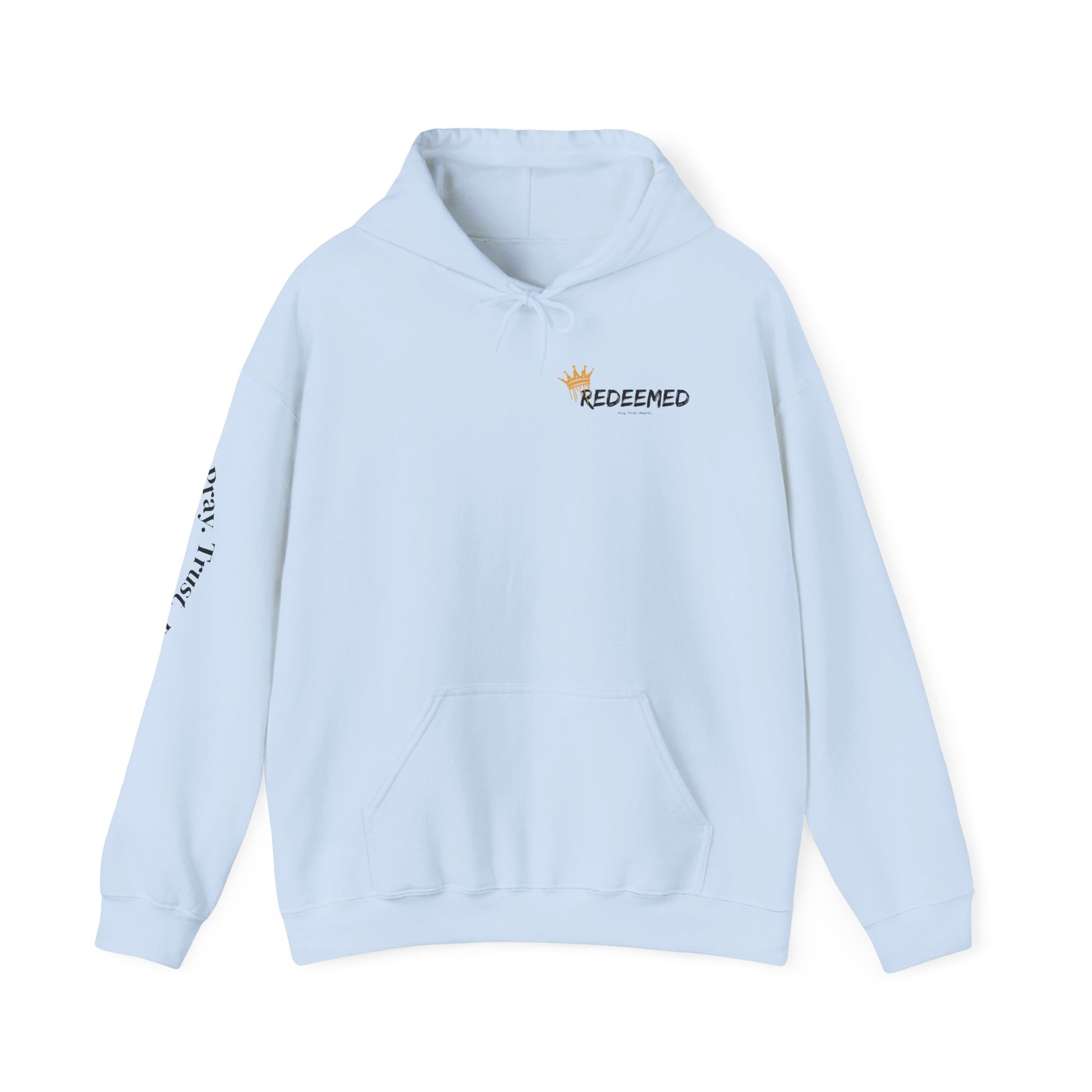 Redeemed Jesus Floral Hoodie, Faith Sweatshirt, Christian Apparel, Cozy Gift, Spiritual Expression