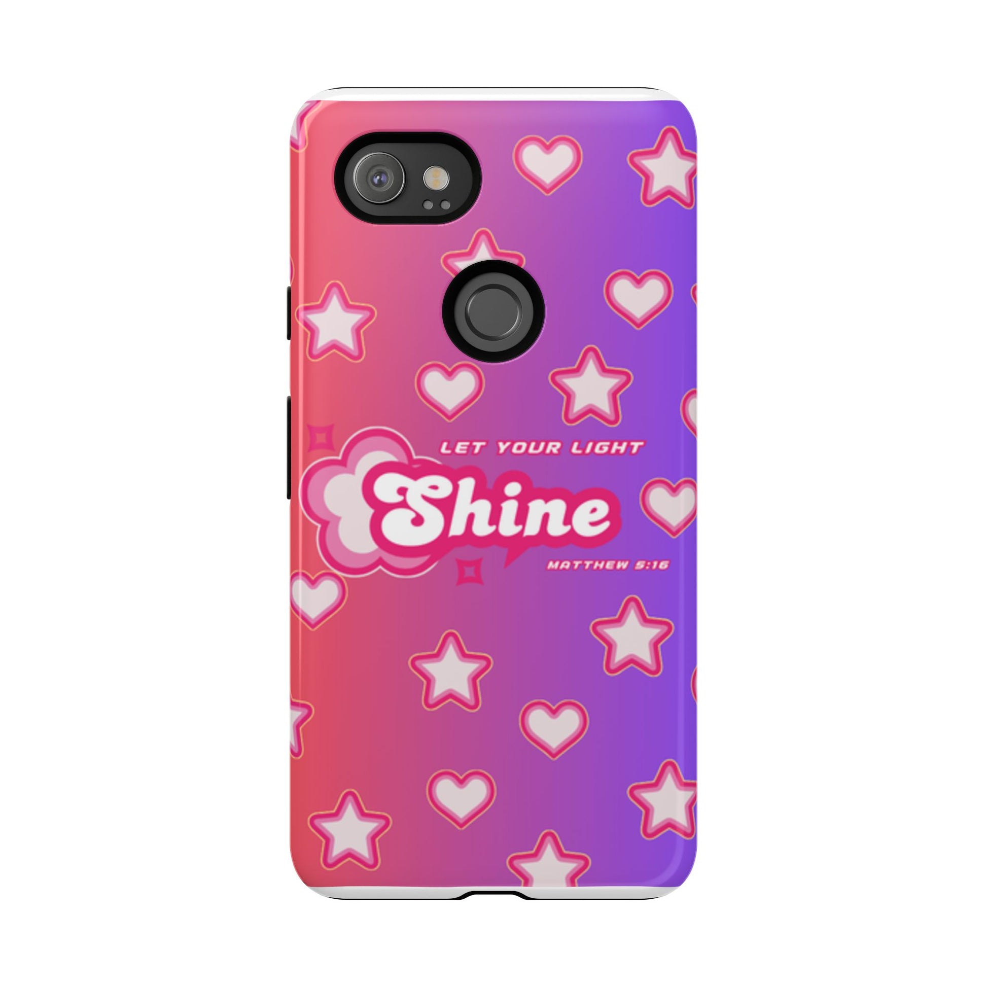 Tough Cases: Let Your Light Shine Phone Case - Durable & Stylish