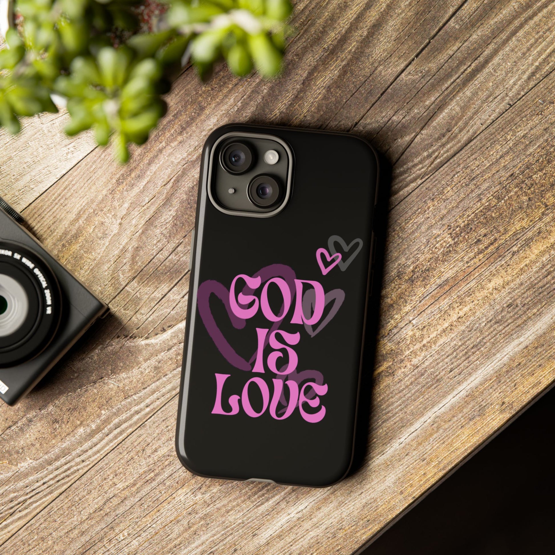 Tough Cases: God is Love Phone Case - Durable & Stylish