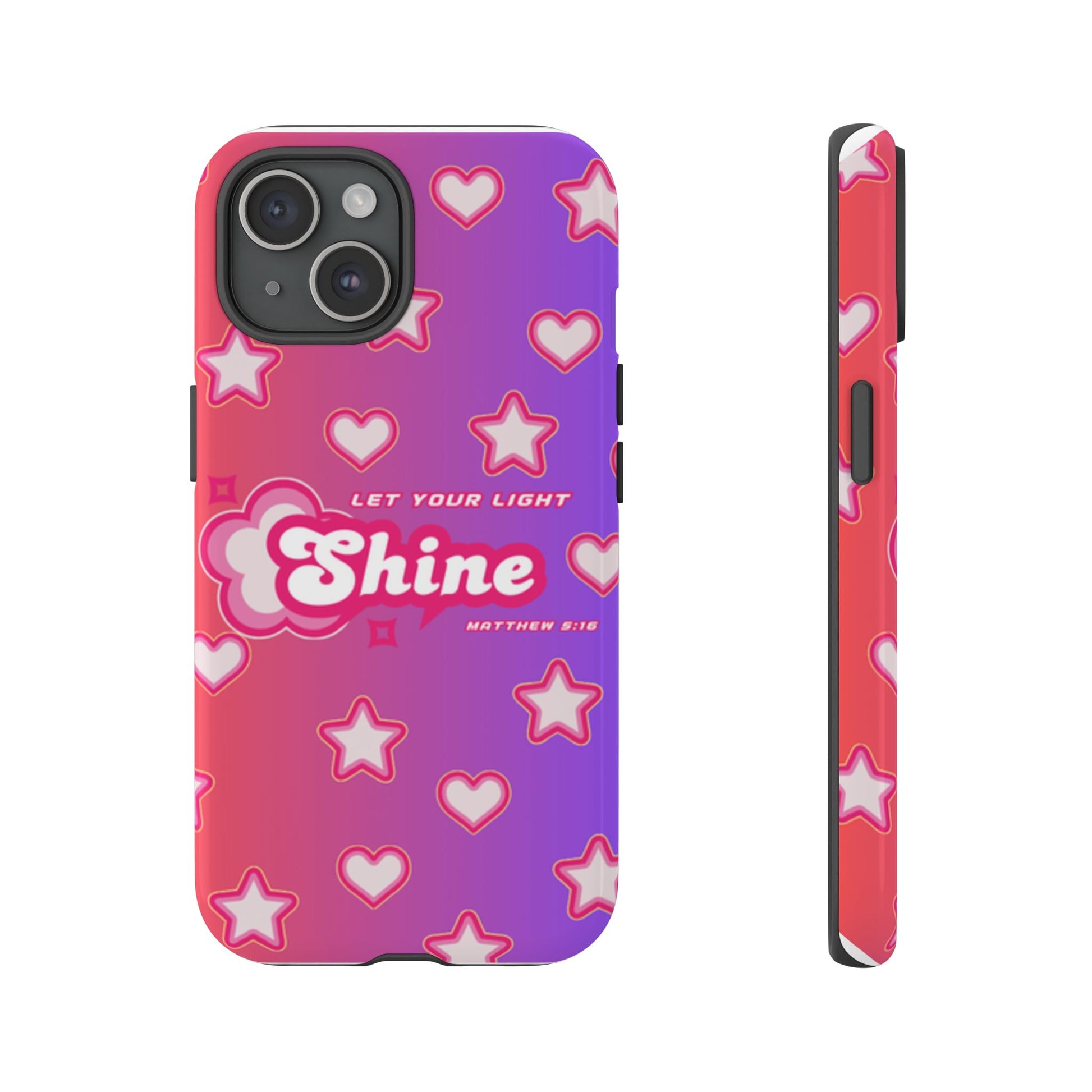 Tough Cases: Let Your Light Shine Phone Case - Durable & Stylish