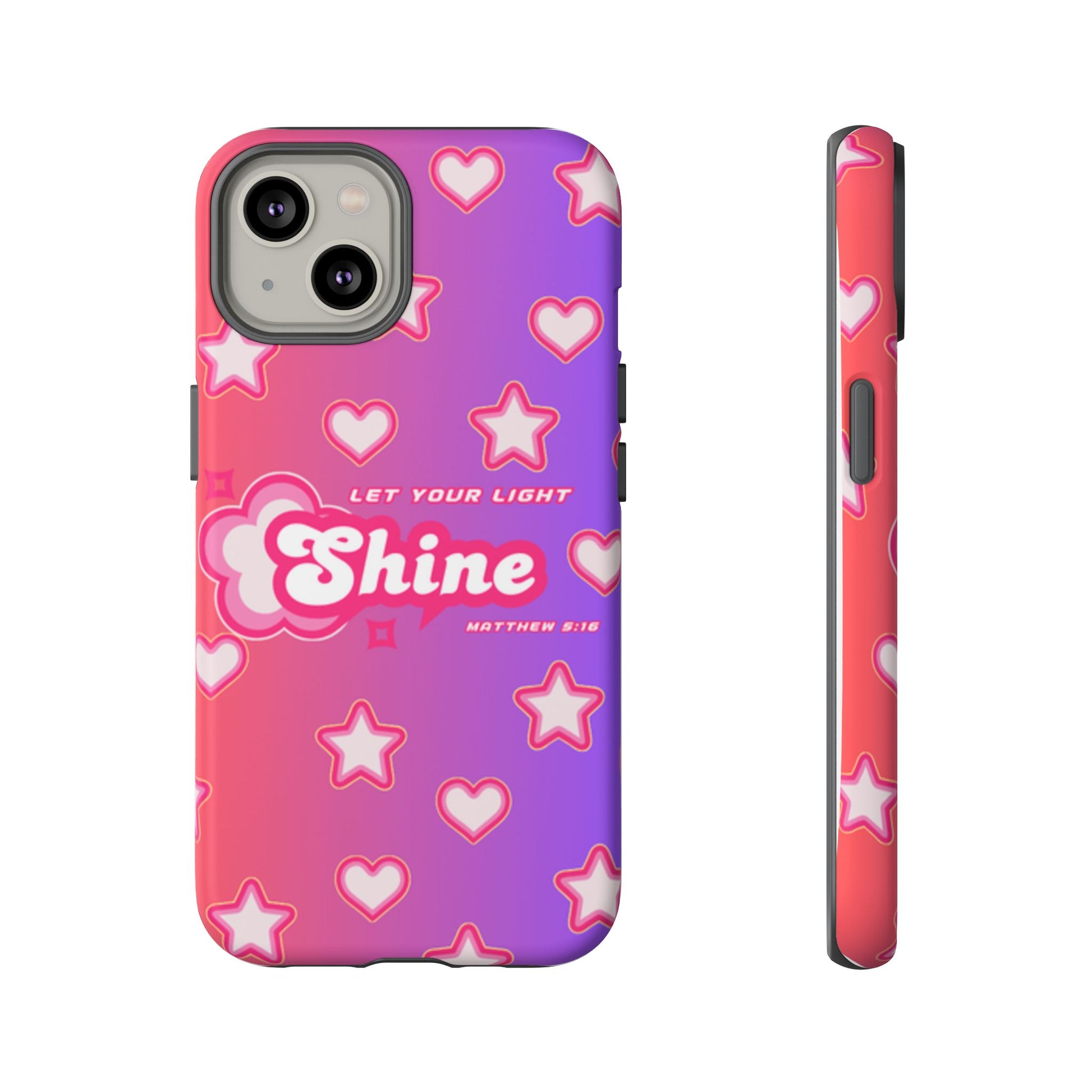 Tough Cases: Let Your Light Shine Phone Case - Durable & Stylish