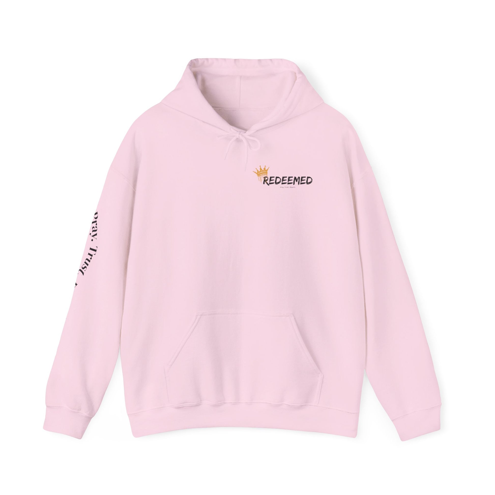 Redeemed Jesus Floral Hoodie, Faith Sweatshirt, Christian Apparel, Cozy Gift, Spiritual Expression