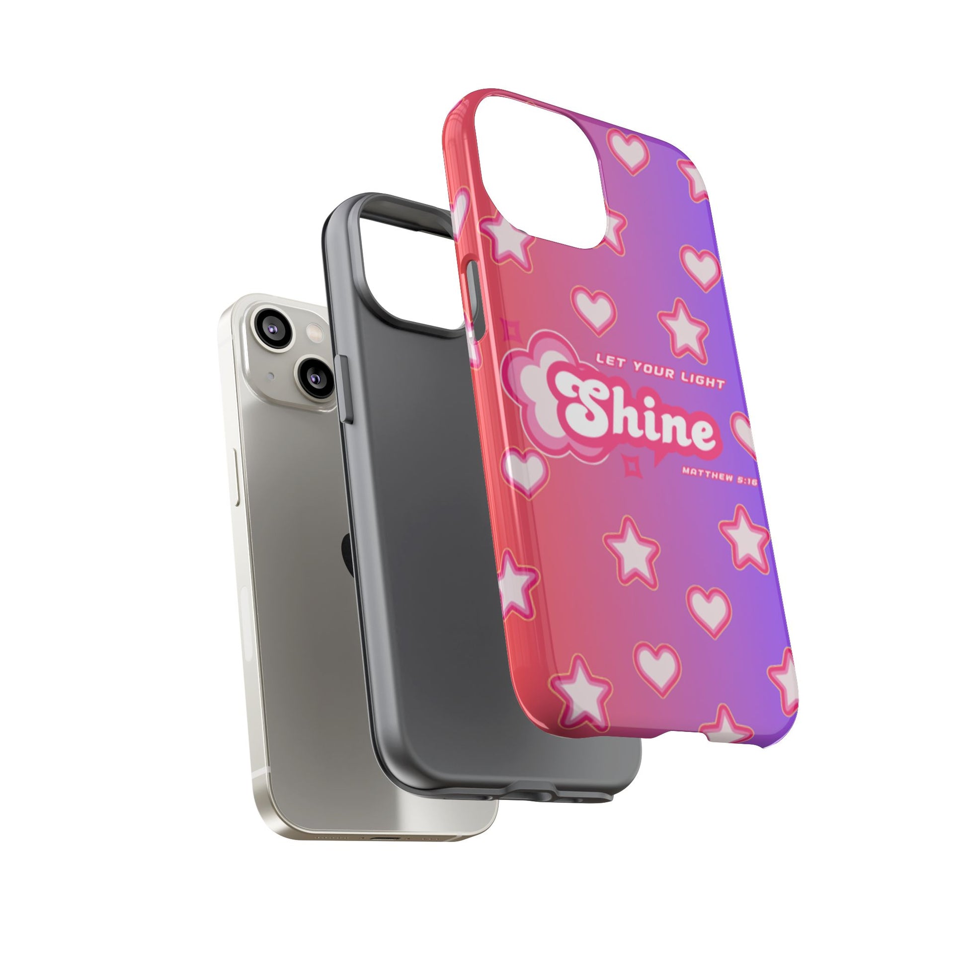 Tough Cases: Let Your Light Shine Phone Case - Durable & Stylish