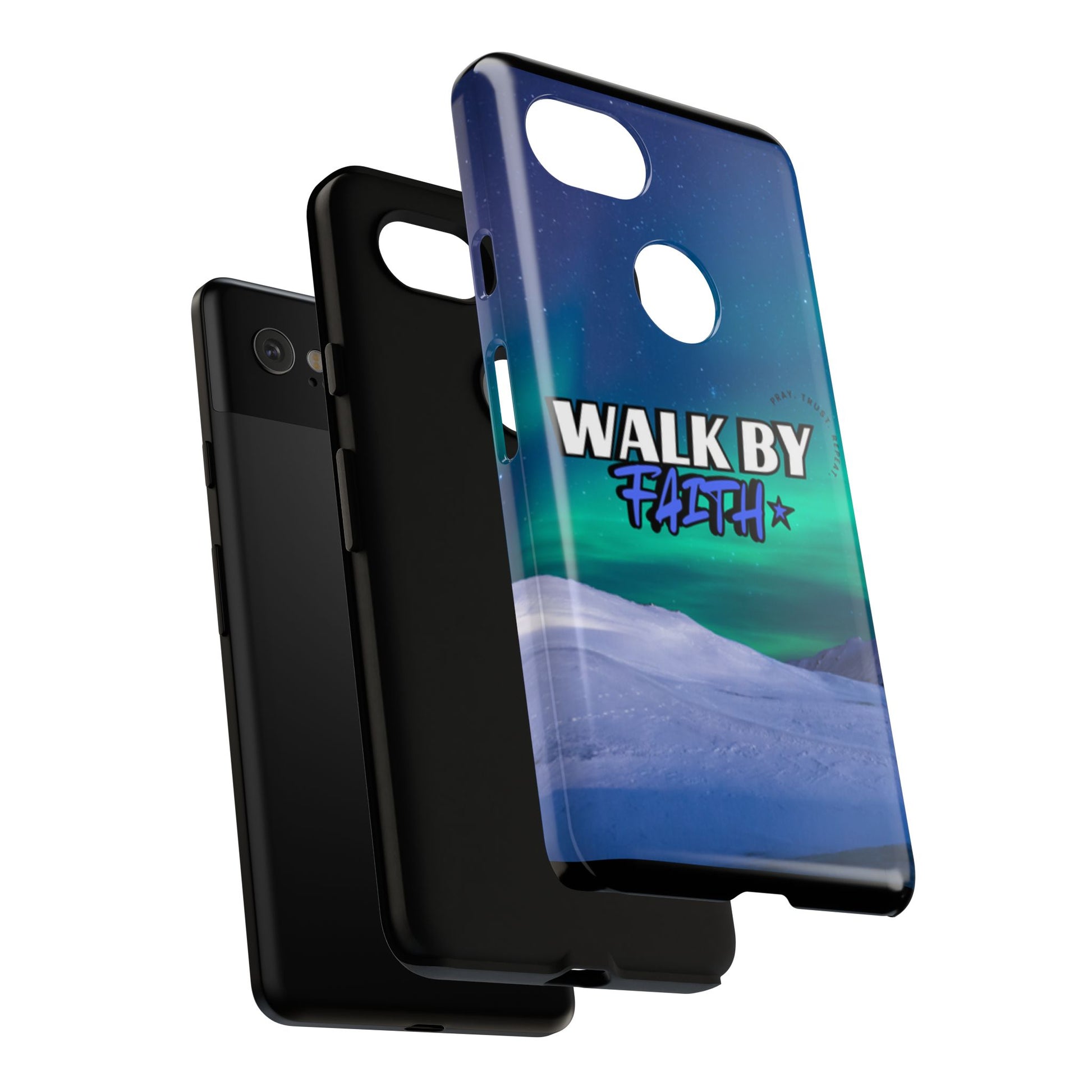 Tough Cases: Walk By Faith Phone Case - Durable & Stylish