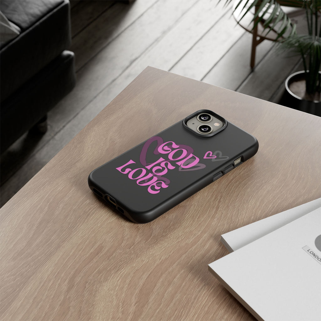 Tough Cases: God is Love Phone Case - Durable & Stylish