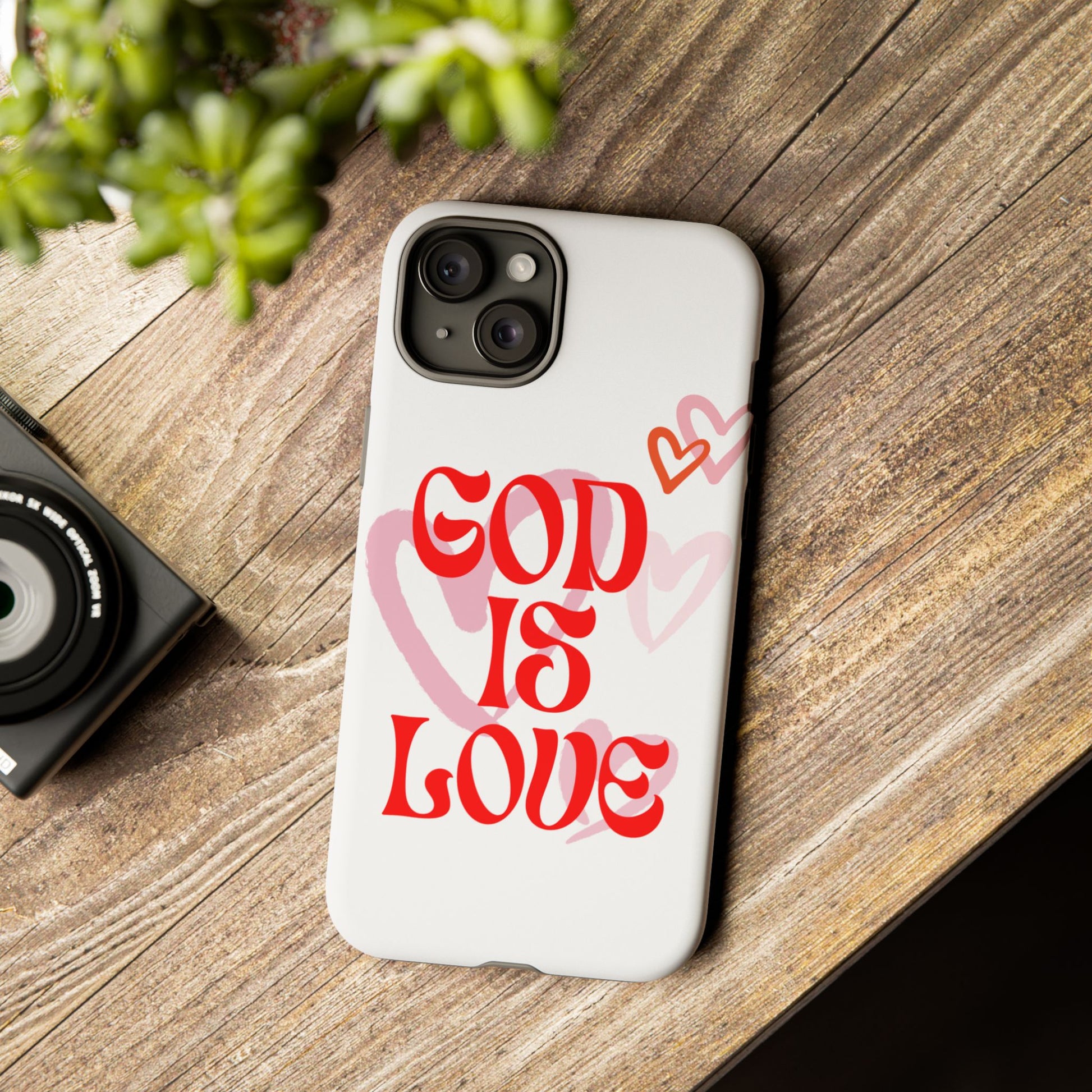 Tough Cases: God is Love Phone Case - Durable & Stylish