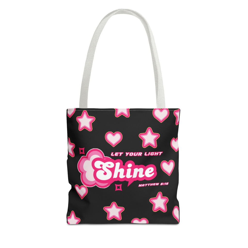 Inspirational Tote Bag - Shine Bright, Versatile Bag for Gifts, Everyday Use, Shopping, Beach Trip, Eco-Friendly Fashion