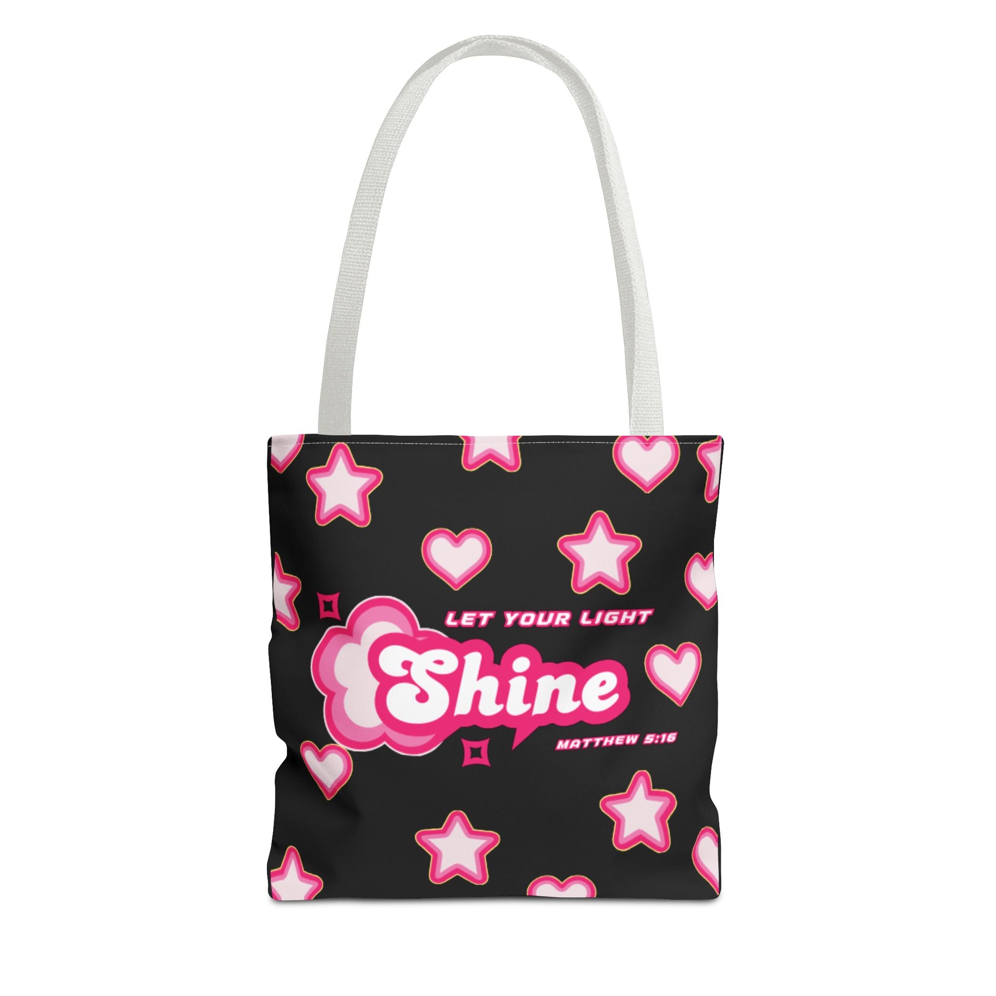 Inspirational Tote Bag - Shine Bright, Versatile Bag for Gifts, Everyday Use, Shopping, Beach Trip, Eco-Friendly Fashion