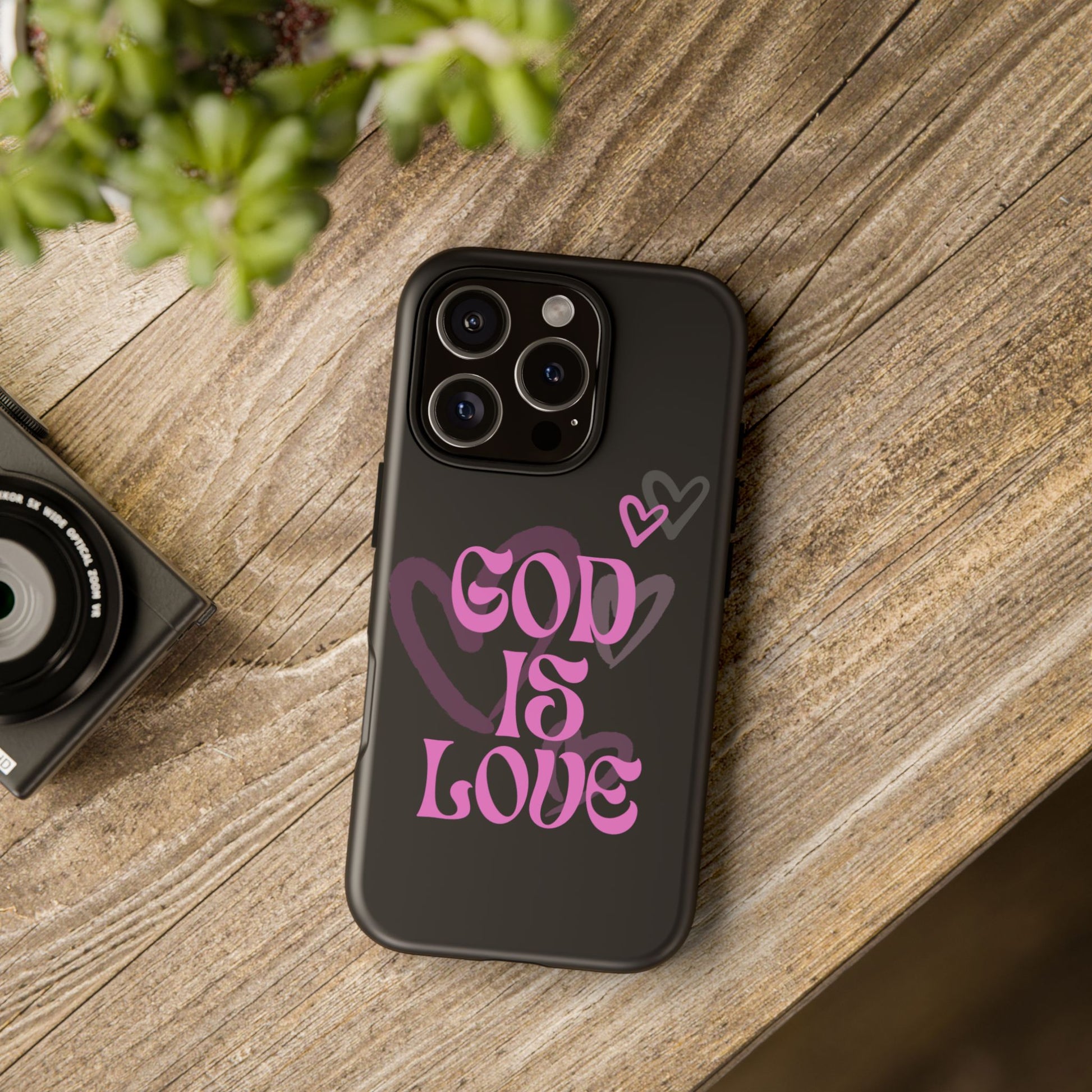 Tough Cases: God is Love Phone Case - Durable & Stylish