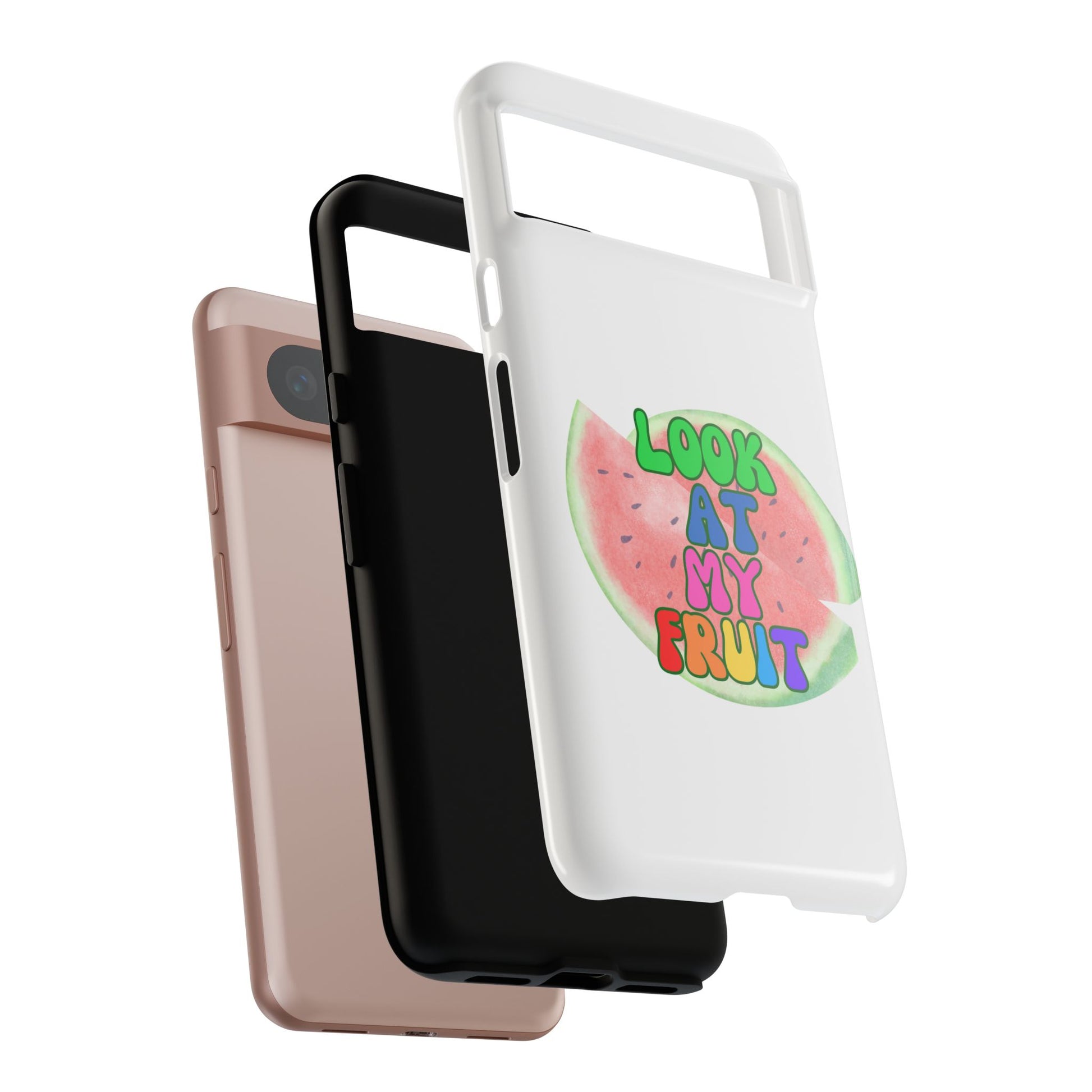 Watermelon Look At My Fruit Phone Case - Fun & Colorful Tough Case for Summer Vibes