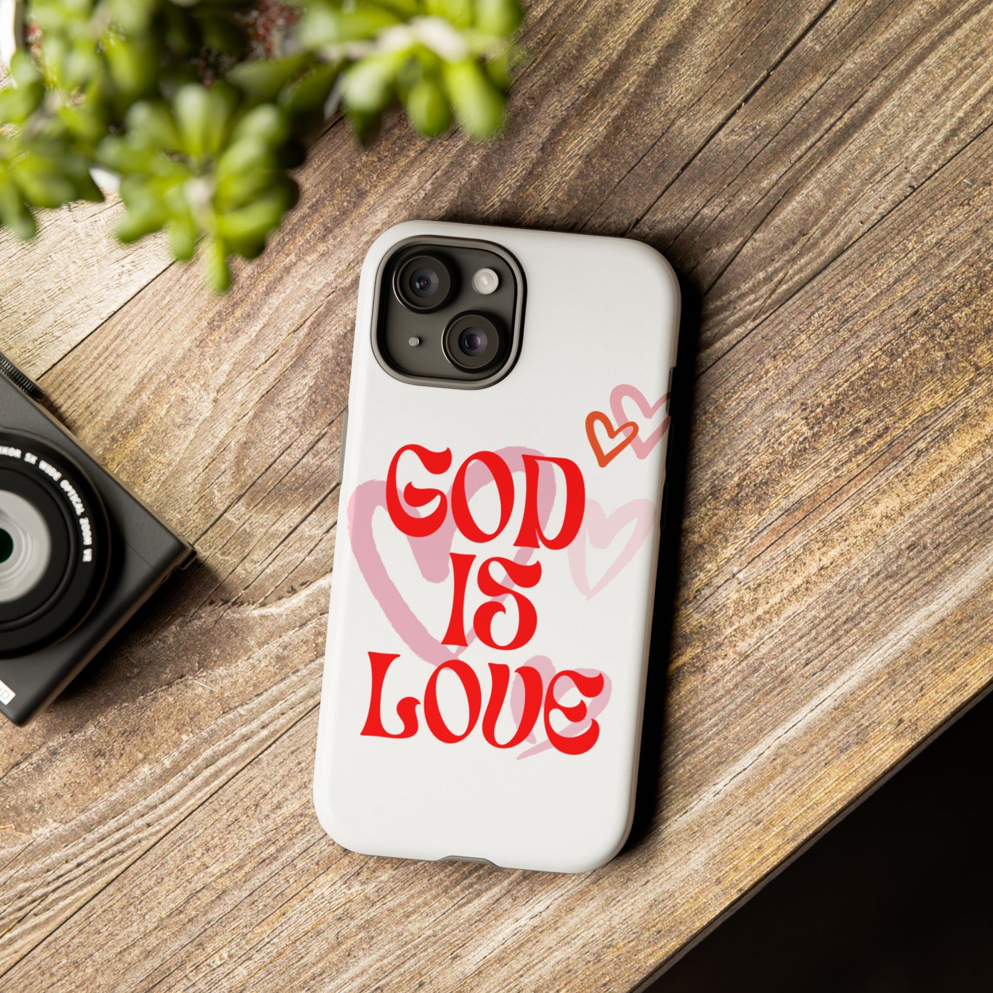Tough Cases: God is Love Phone Case - Durable & Stylish