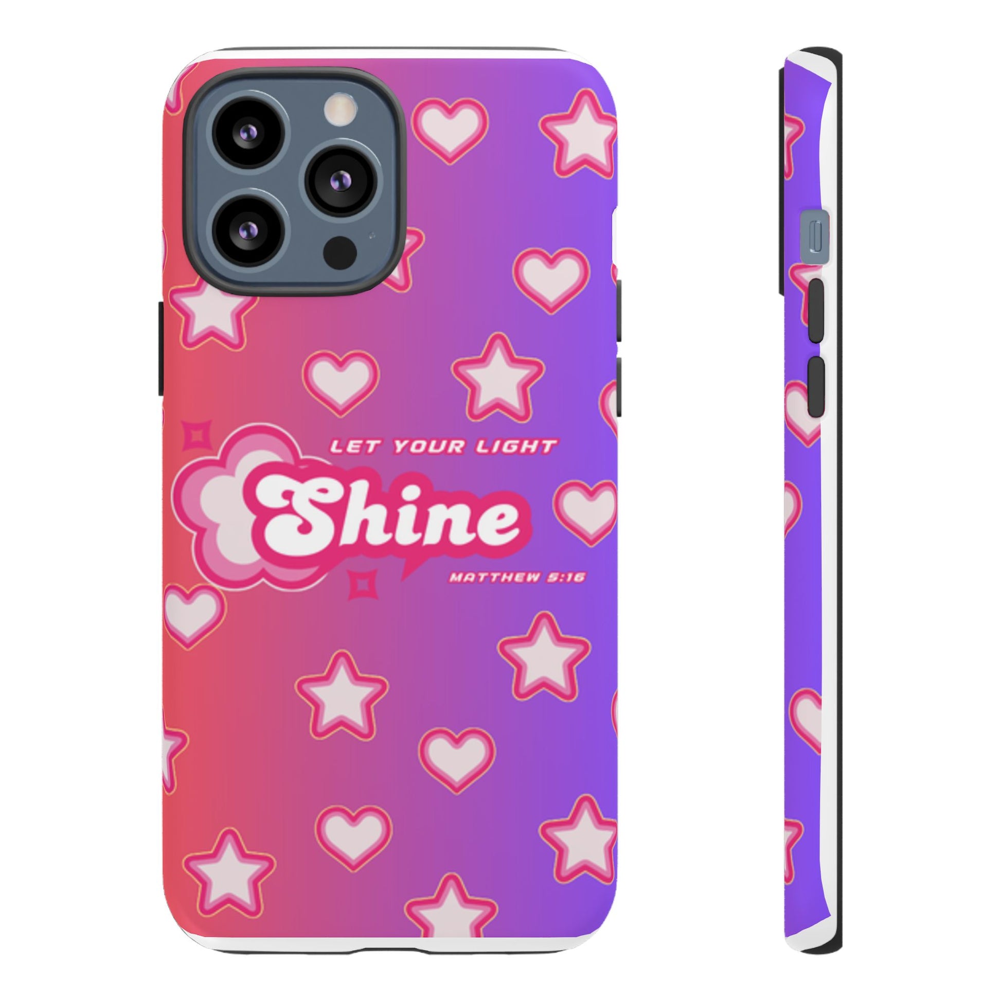 Tough Cases: Let Your Light Shine Phone Case - Durable & Stylish