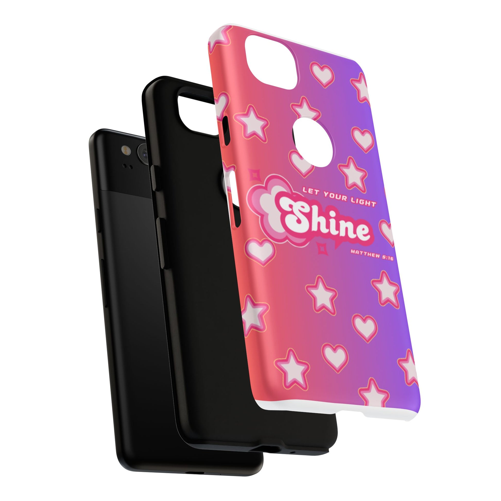 Tough Cases: Let Your Light Shine Phone Case - Durable & Stylish