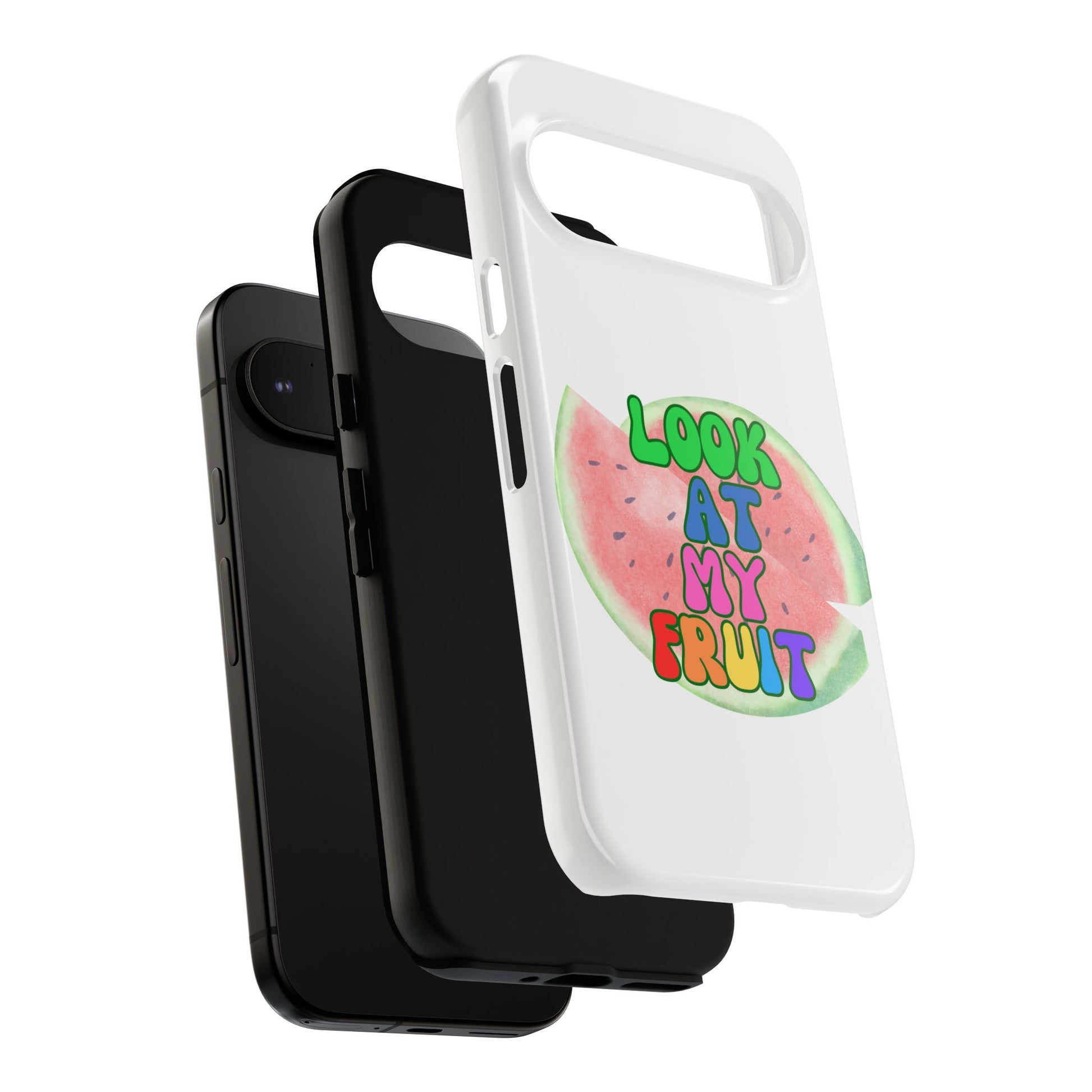 Watermelon Look At My Fruit Phone Case - Fun & Colorful Tough Case for Summer Vibes