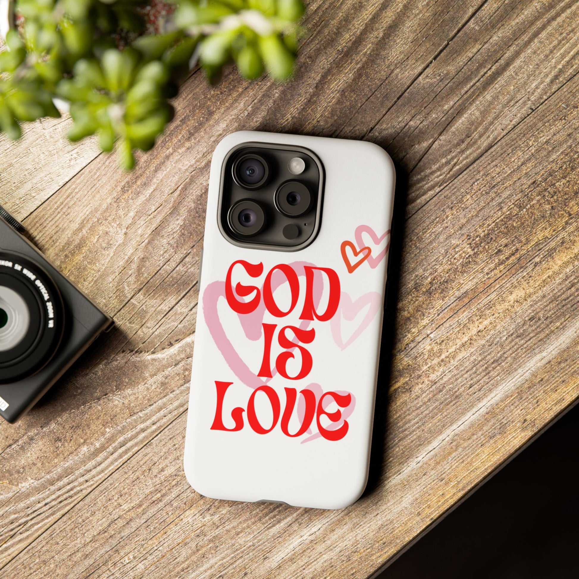 Tough Cases: God is Love Phone Case - Durable & Stylish