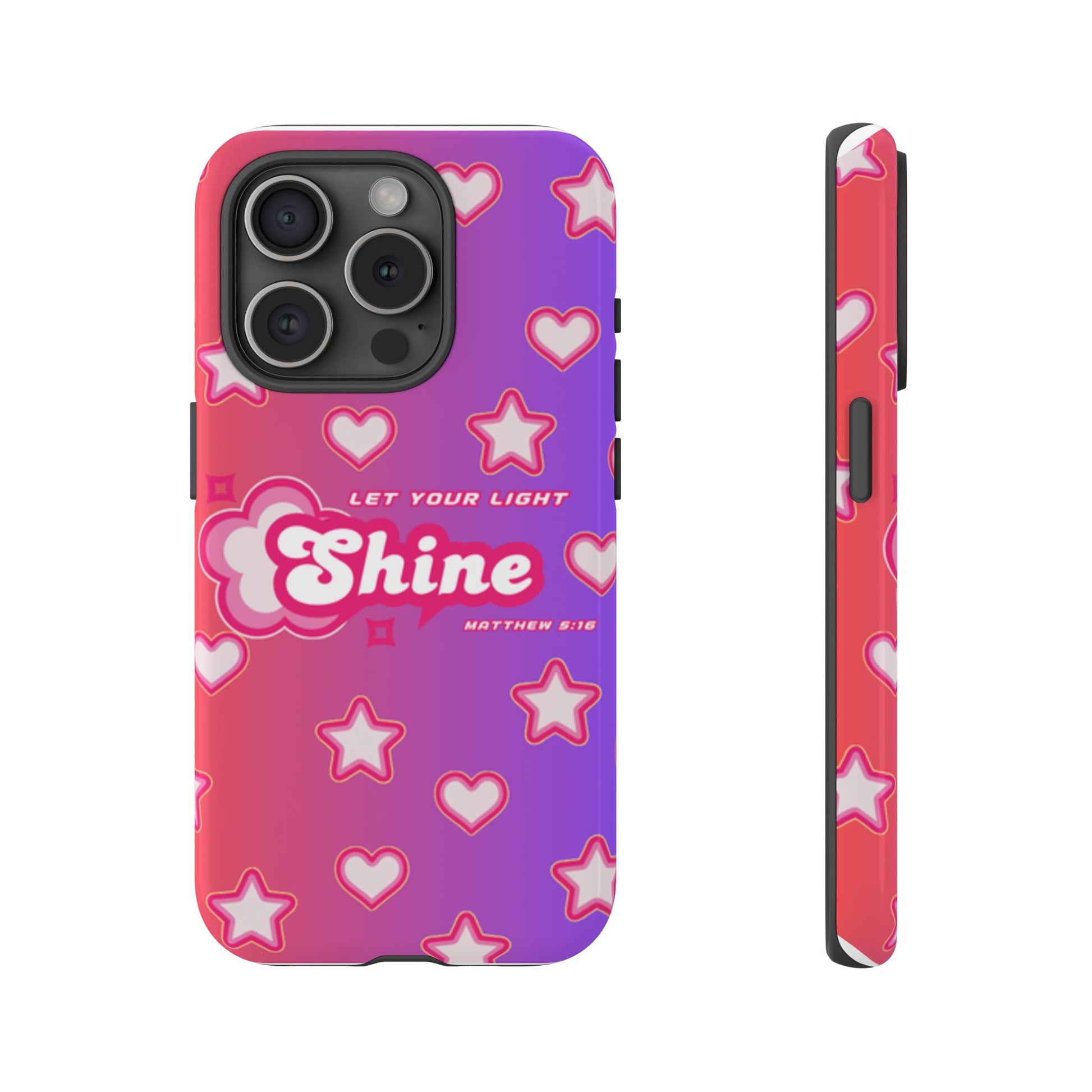 Tough Cases: Let Your Light Shine Phone Case - Durable & Stylish