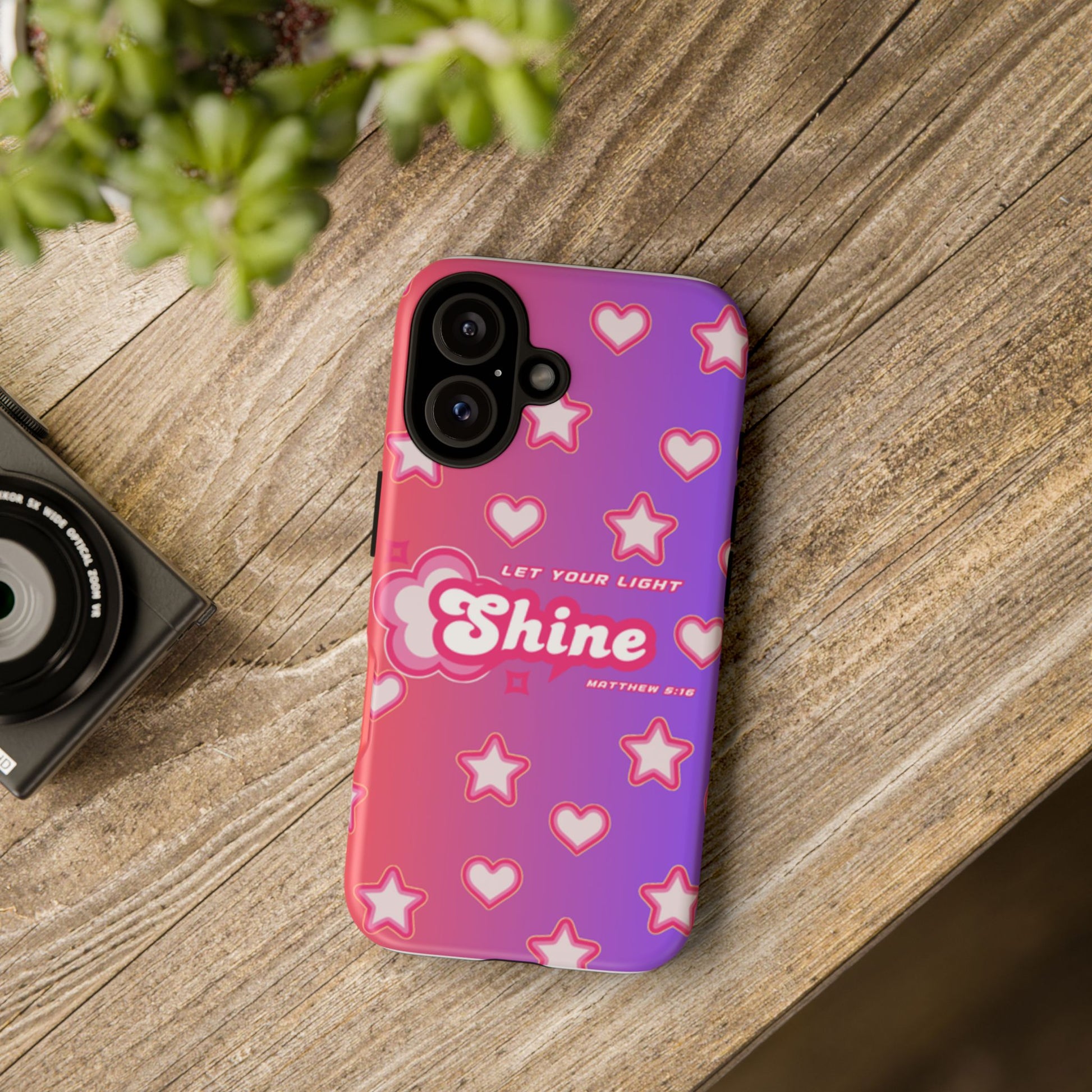 Tough Cases: Let Your Light Shine Phone Case - Durable & Stylish