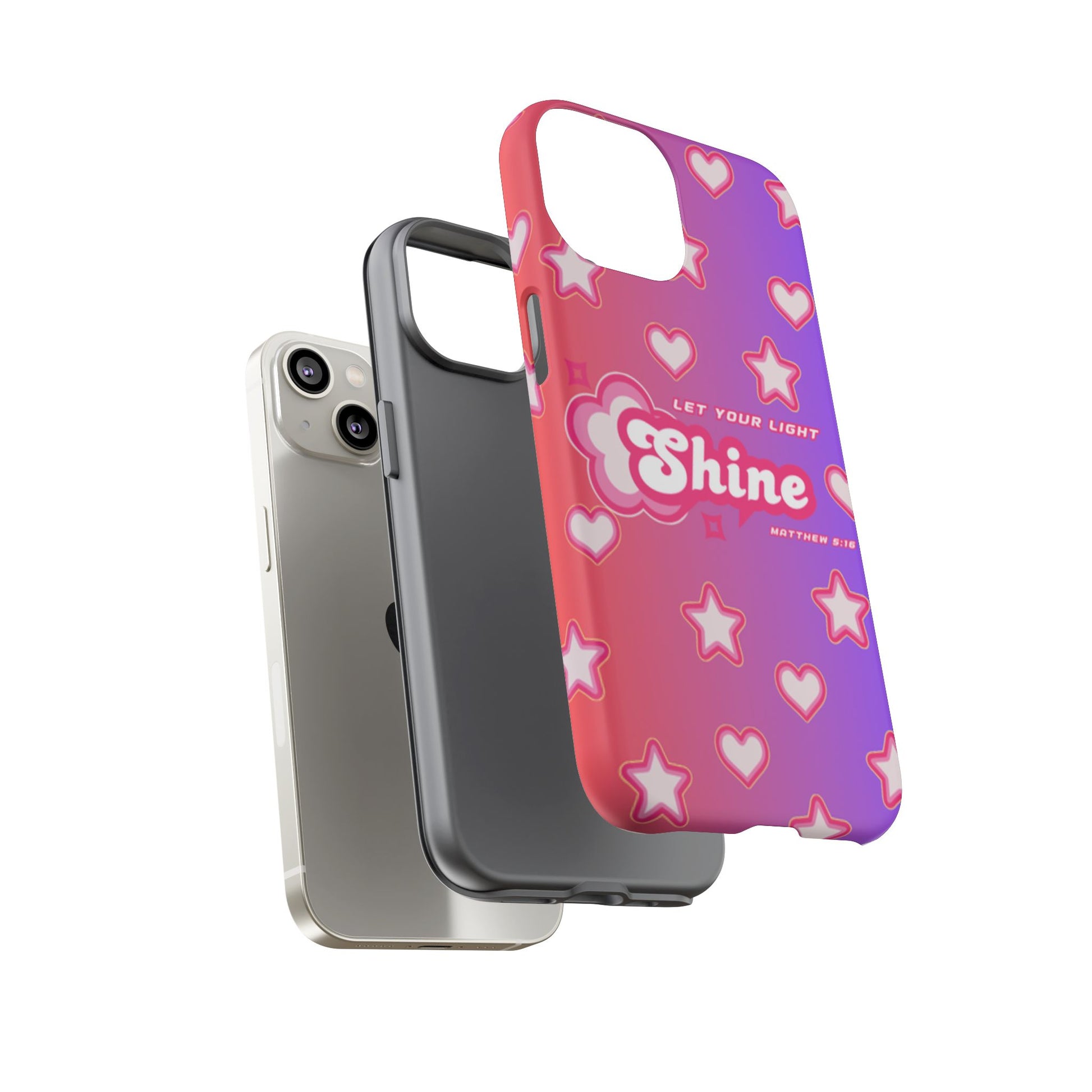 Tough Cases: Let Your Light Shine Phone Case - Durable & Stylish