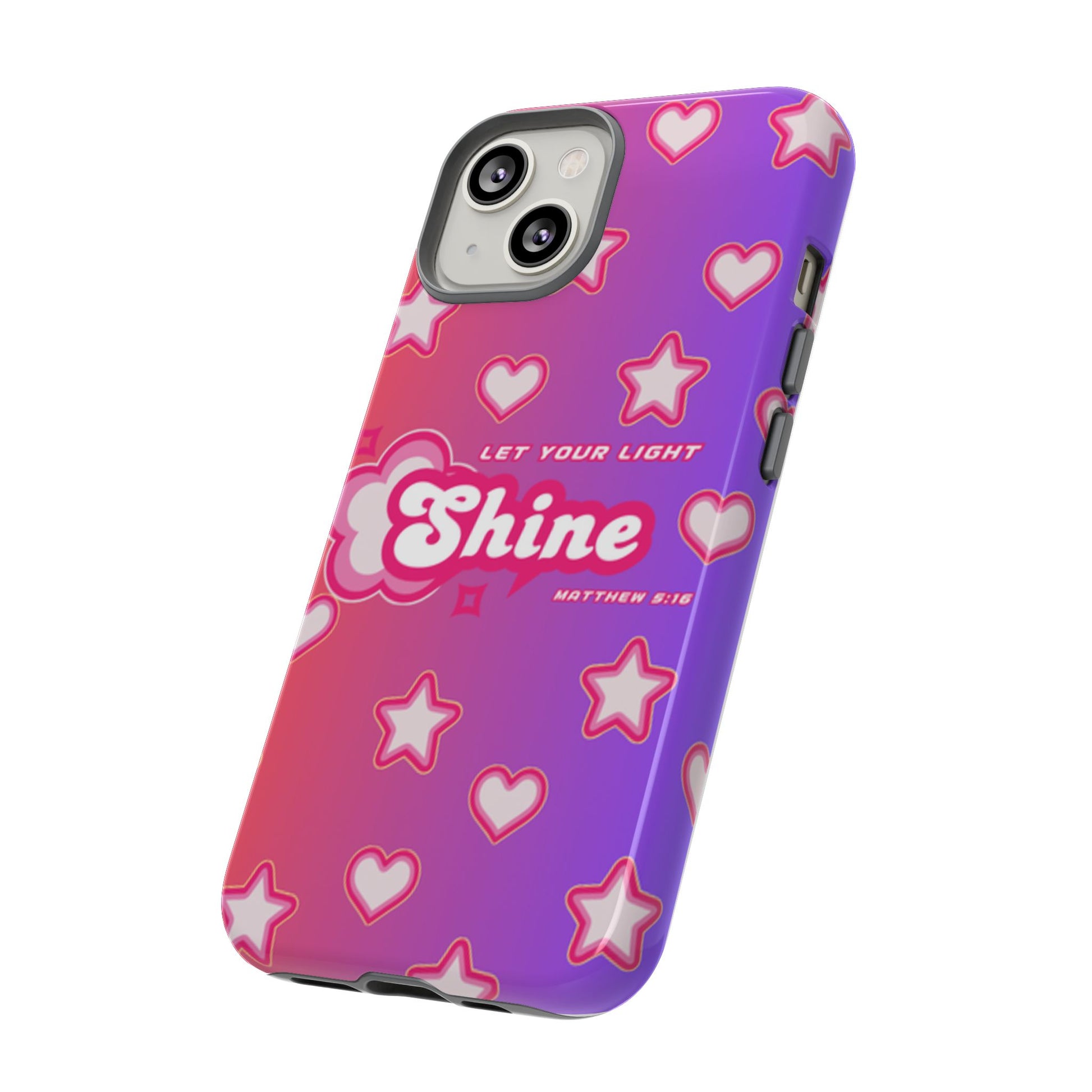 Tough Cases: Let Your Light Shine Phone Case - Durable & Stylish