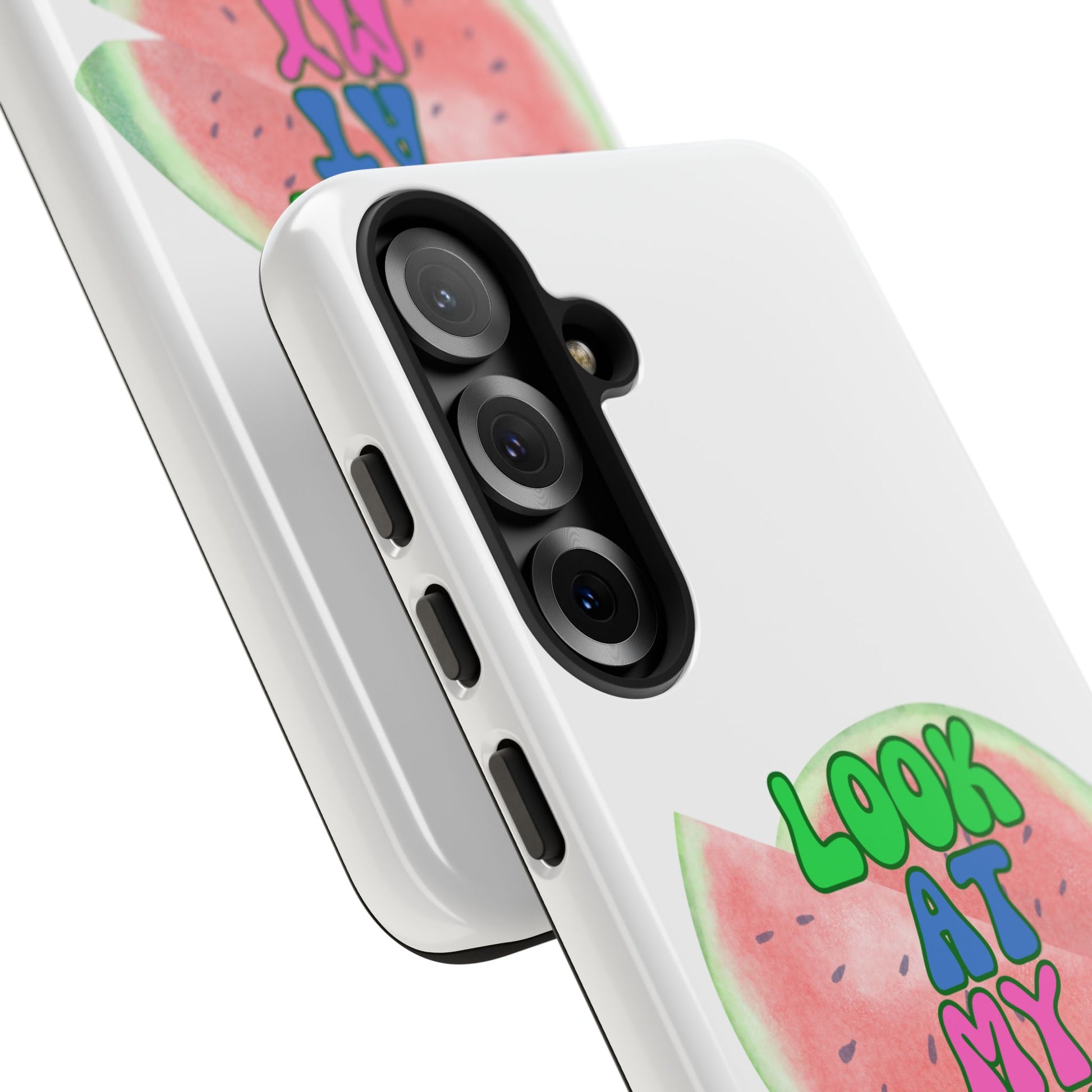 Watermelon Look At My Fruit Phone Case - Fun & Colorful Tough Case for Summer Vibes