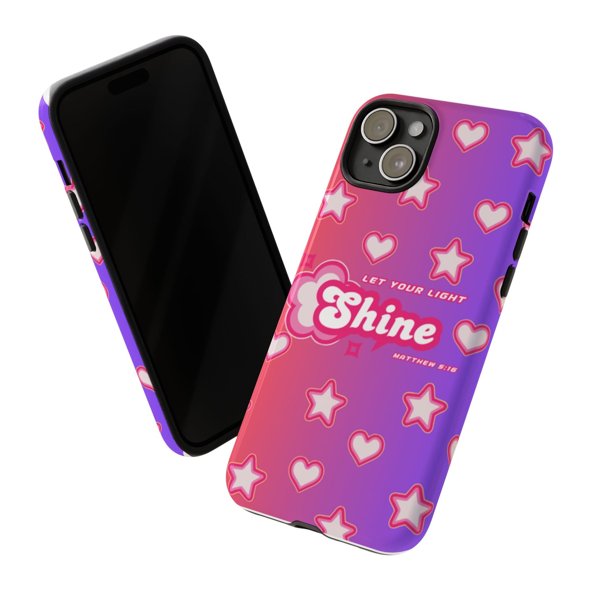 Tough Cases: Let Your Light Shine Phone Case - Durable & Stylish