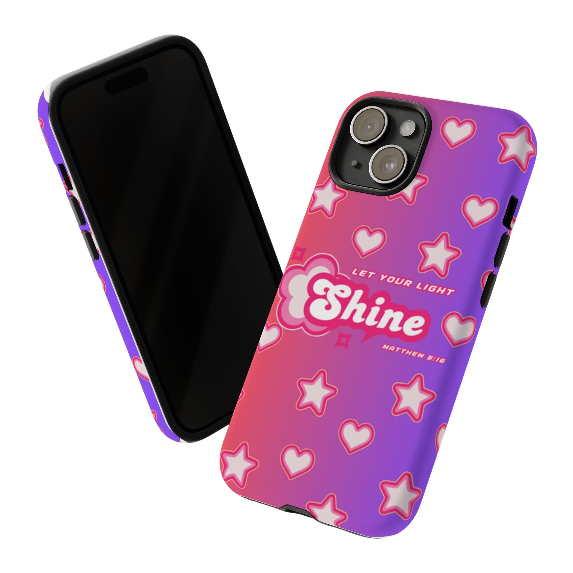 Tough Cases: Let Your Light Shine Phone Case - Durable & Stylish