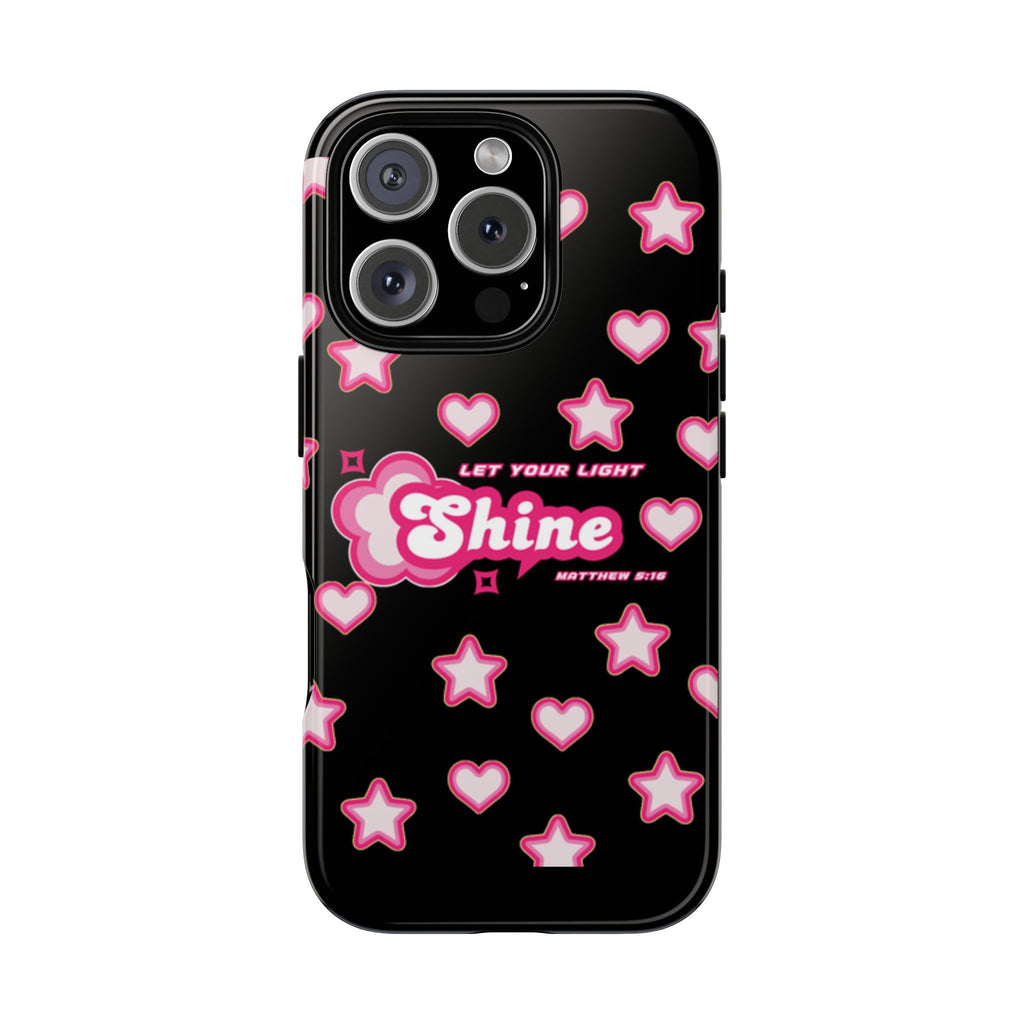 Tough Cases: Let Your Light Shine Phone Case - Durable & Stylish