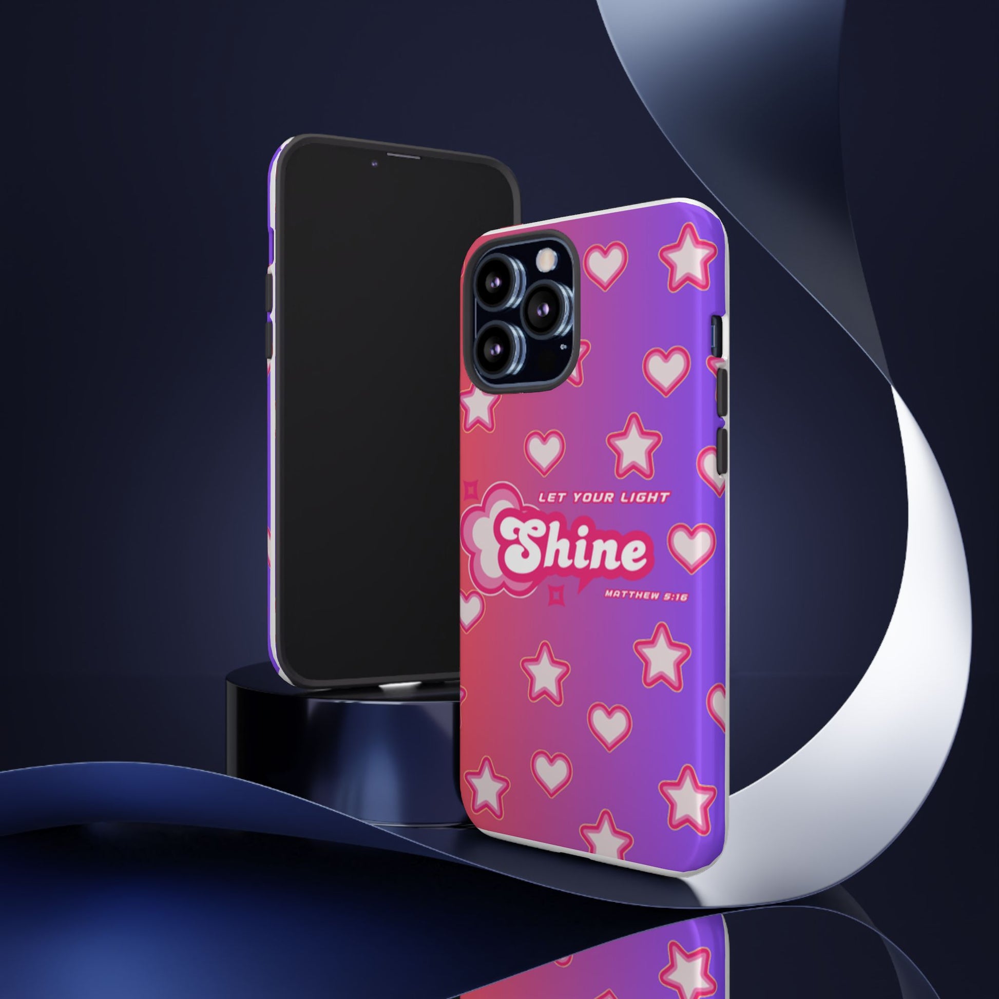 Tough Cases: Let Your Light Shine Phone Case - Durable & Stylish