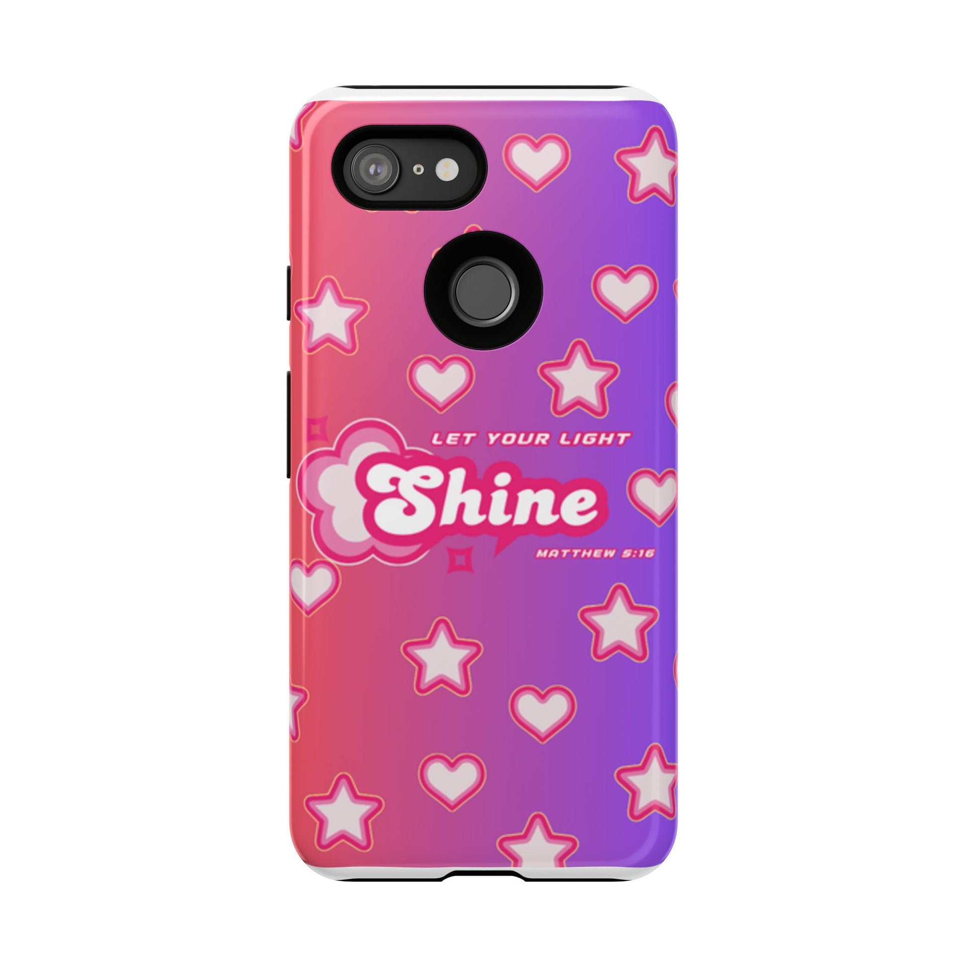 Tough Cases: Let Your Light Shine Phone Case - Durable & Stylish