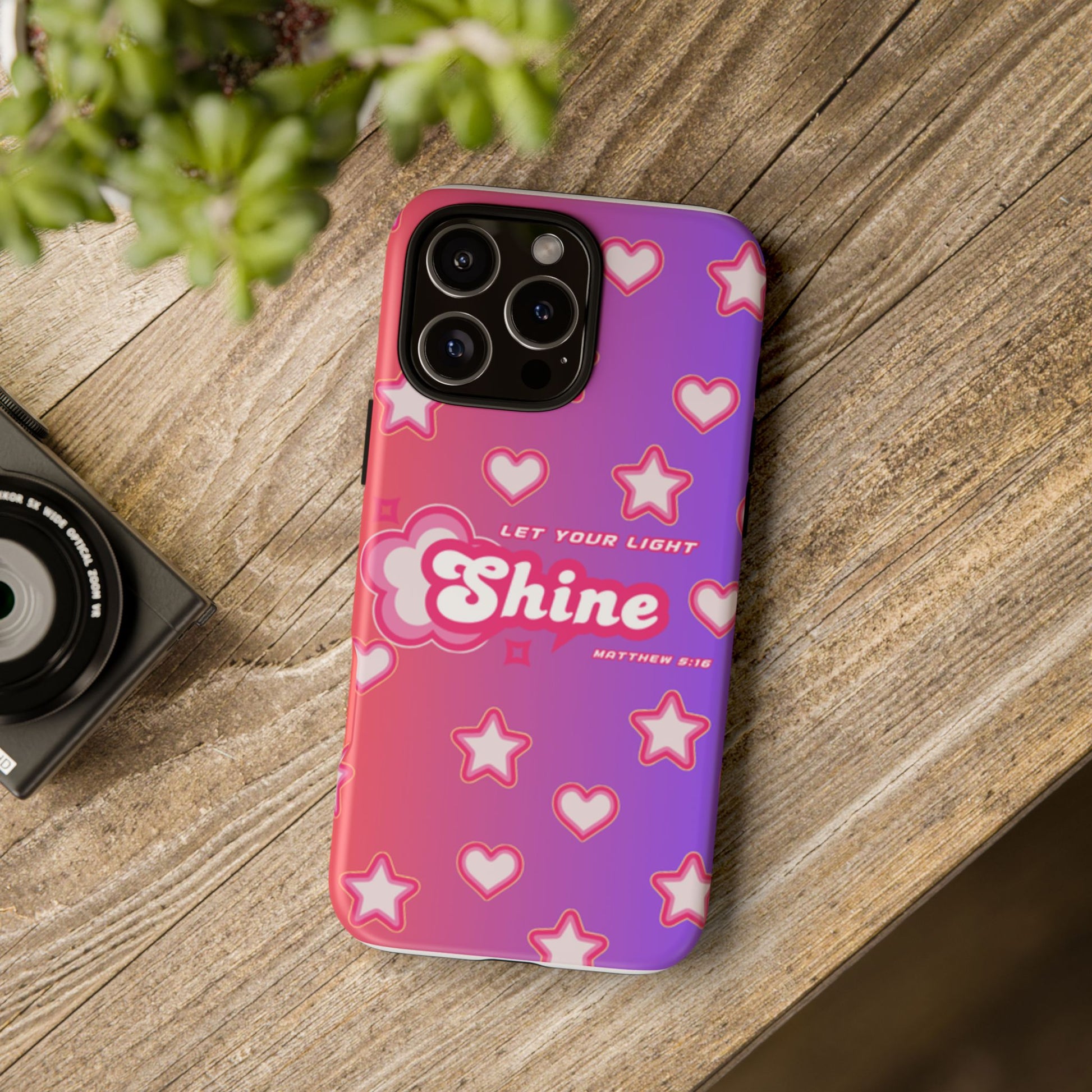 Tough Cases: Let Your Light Shine Phone Case - Durable & Stylish
